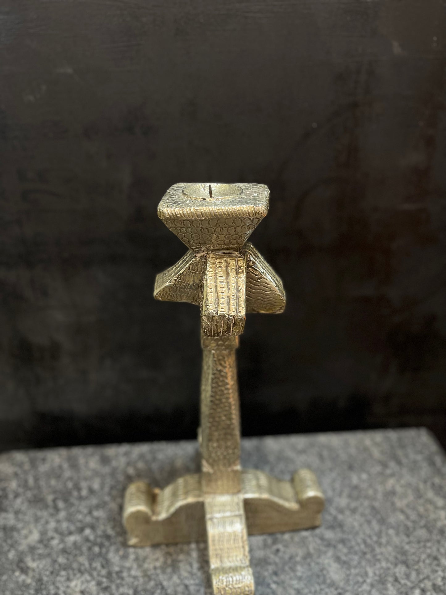 Vintage German Silver Candle Stand