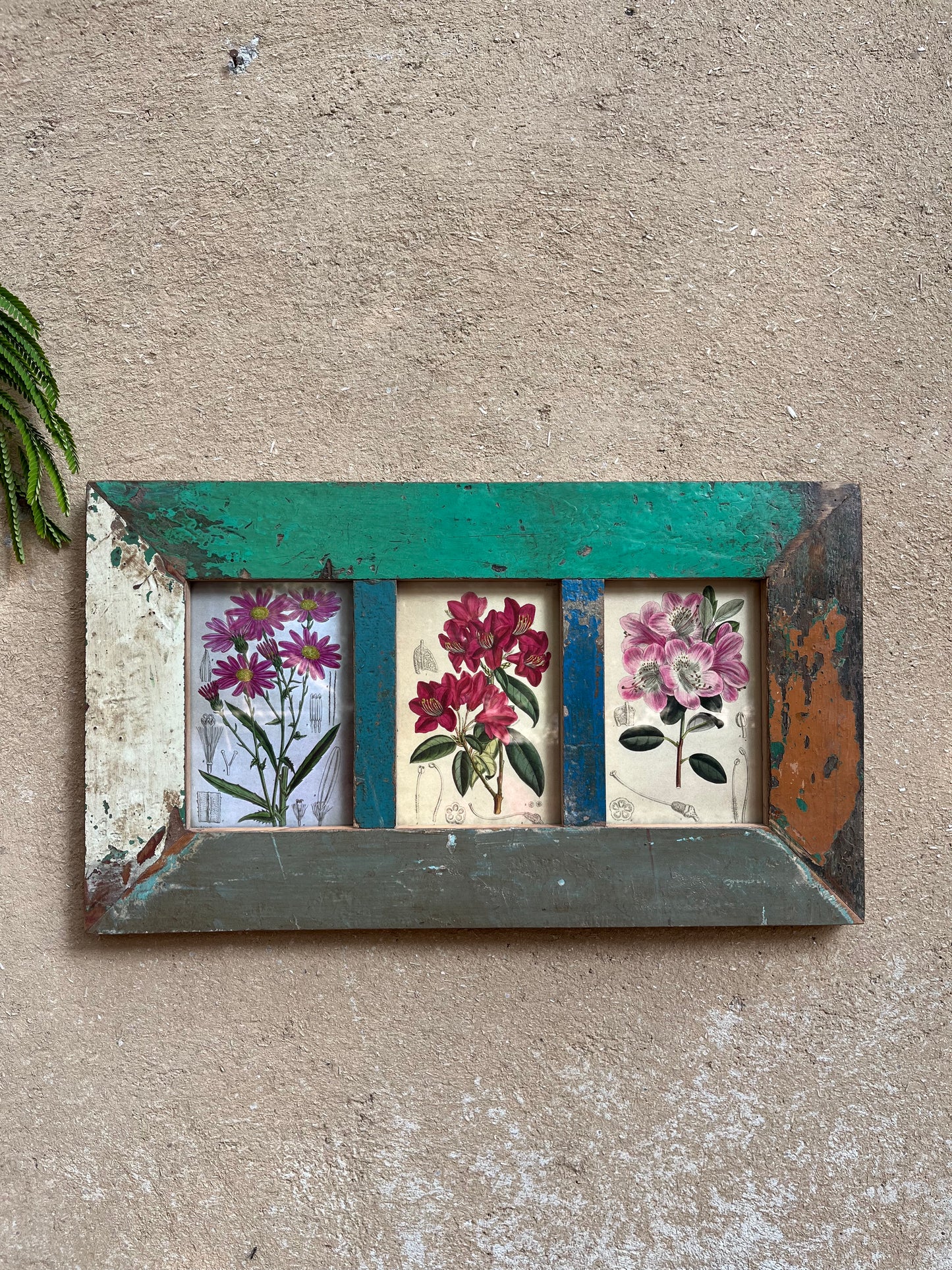 Wall Rustic Photo Frame in Wood
