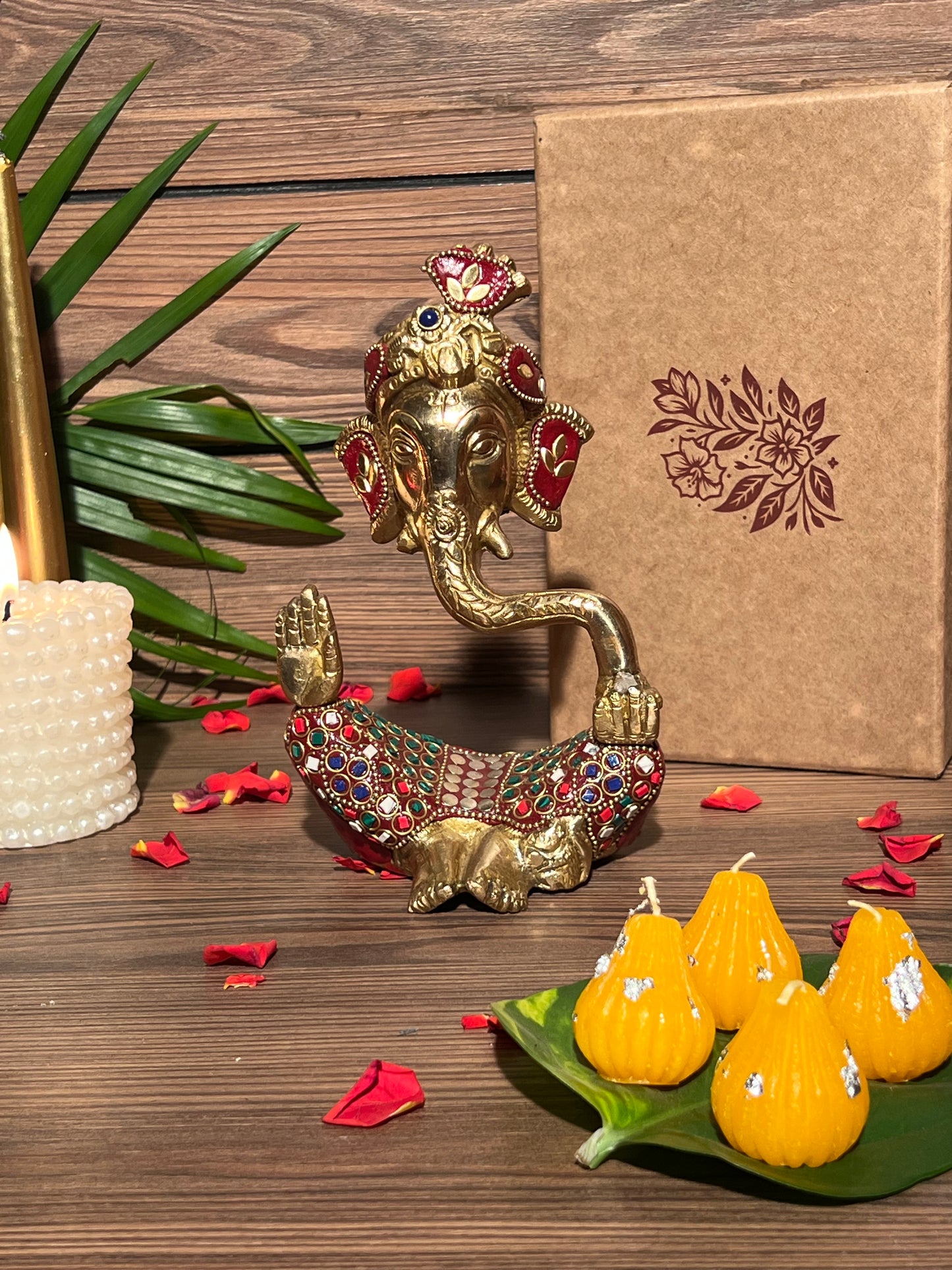 Brass Pagadi Ganesh