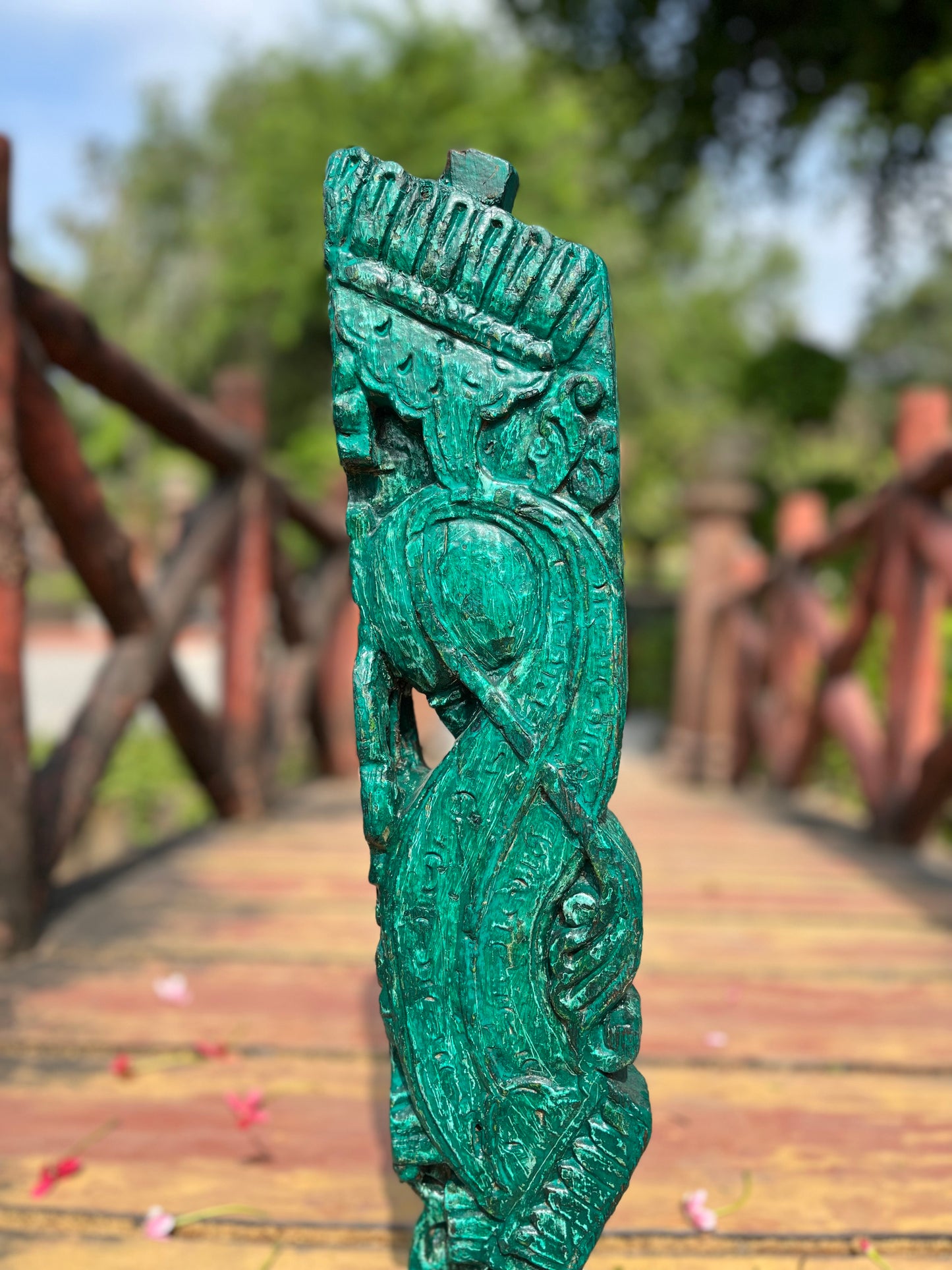 Decorative Vintage Green Bracket