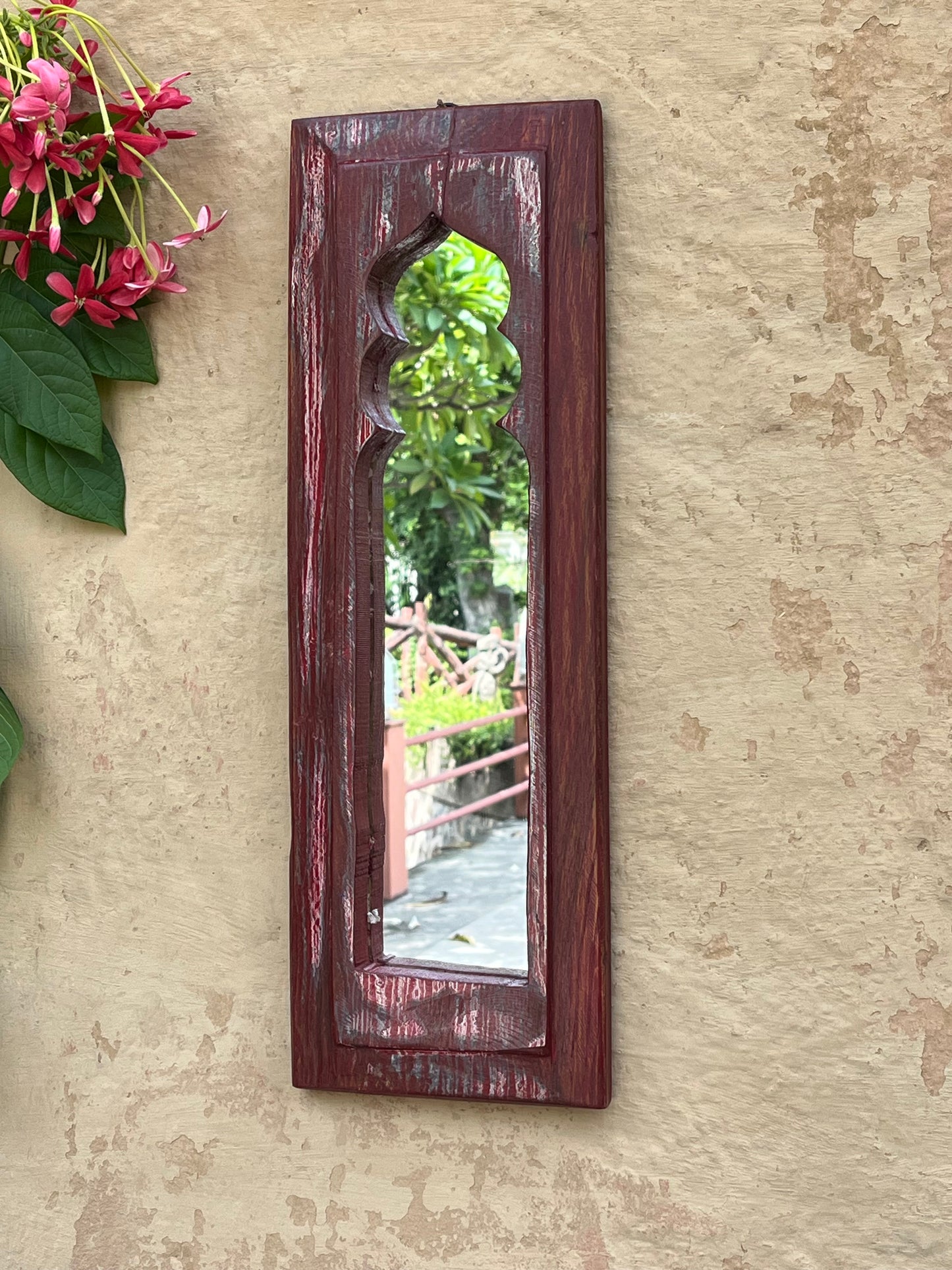 Wood Arch Mirror