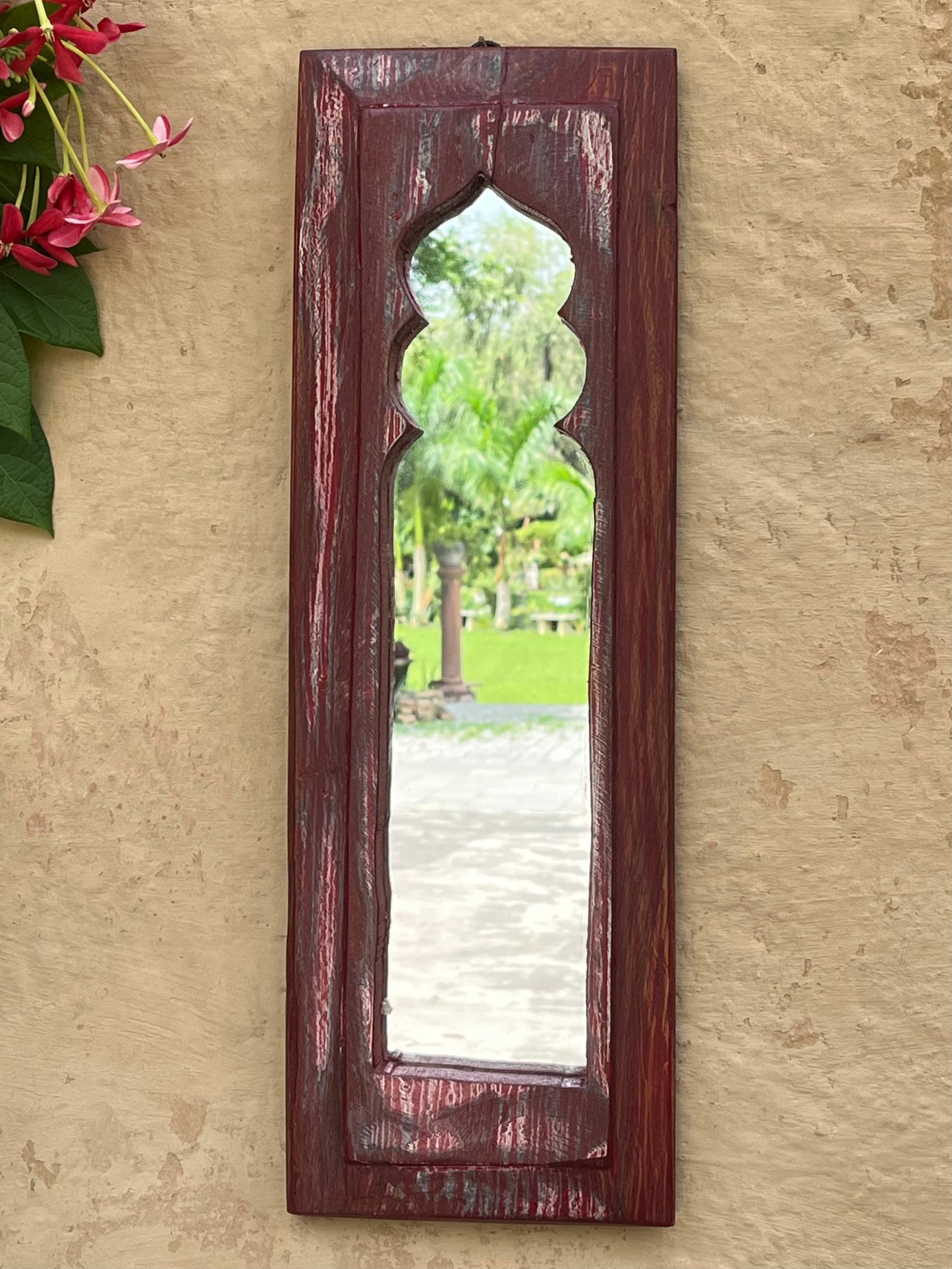 Wood Arch Mirror