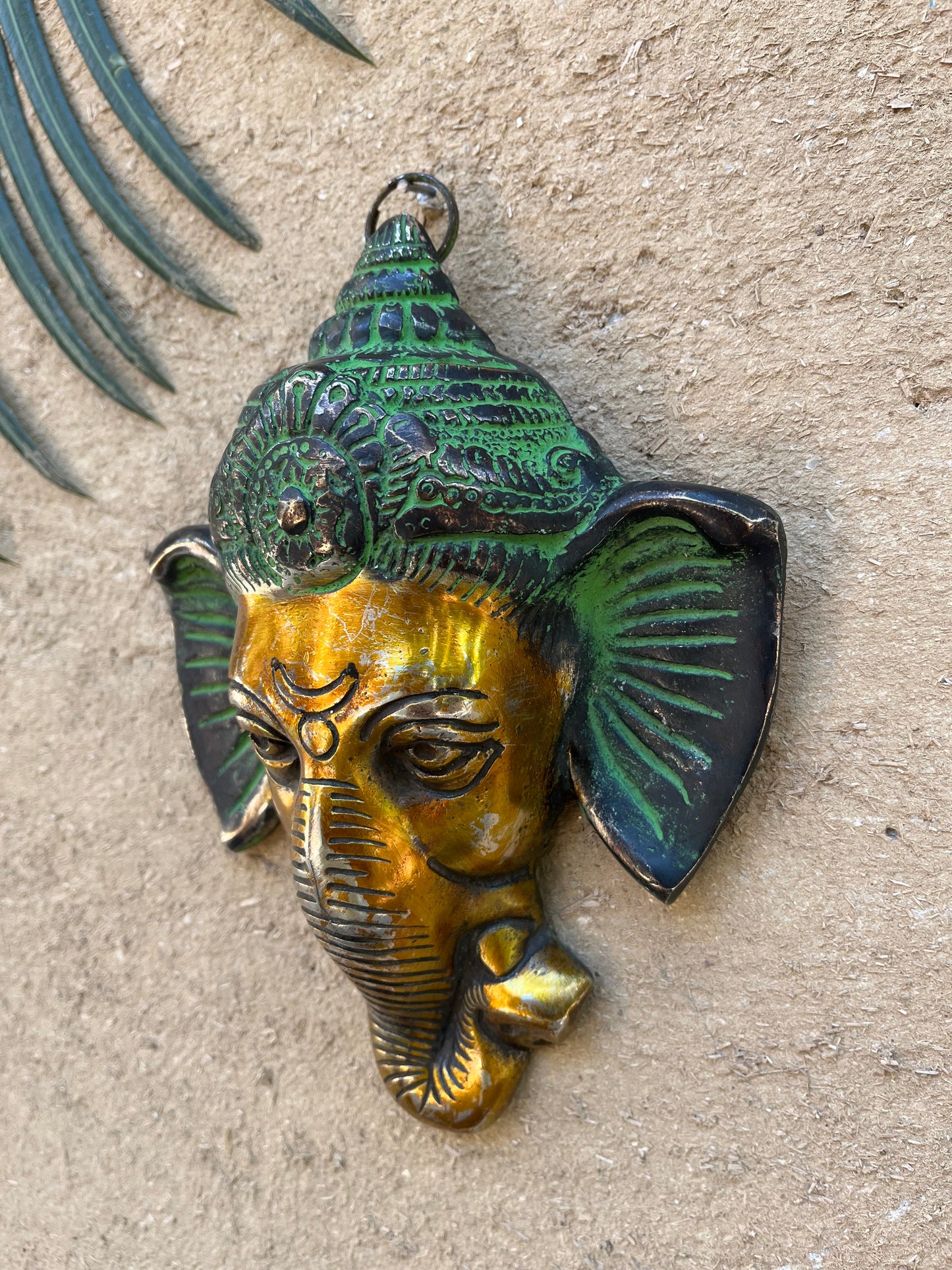 Metal Divine Ganesha Mask