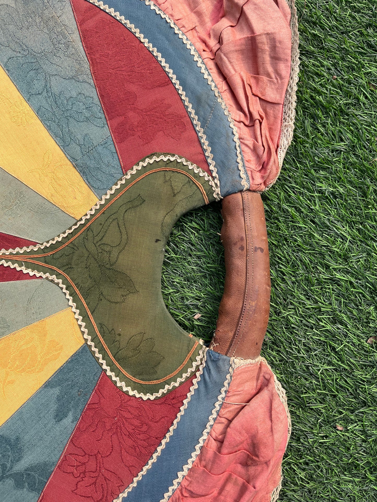 Vintage Clothe Hand Fan
