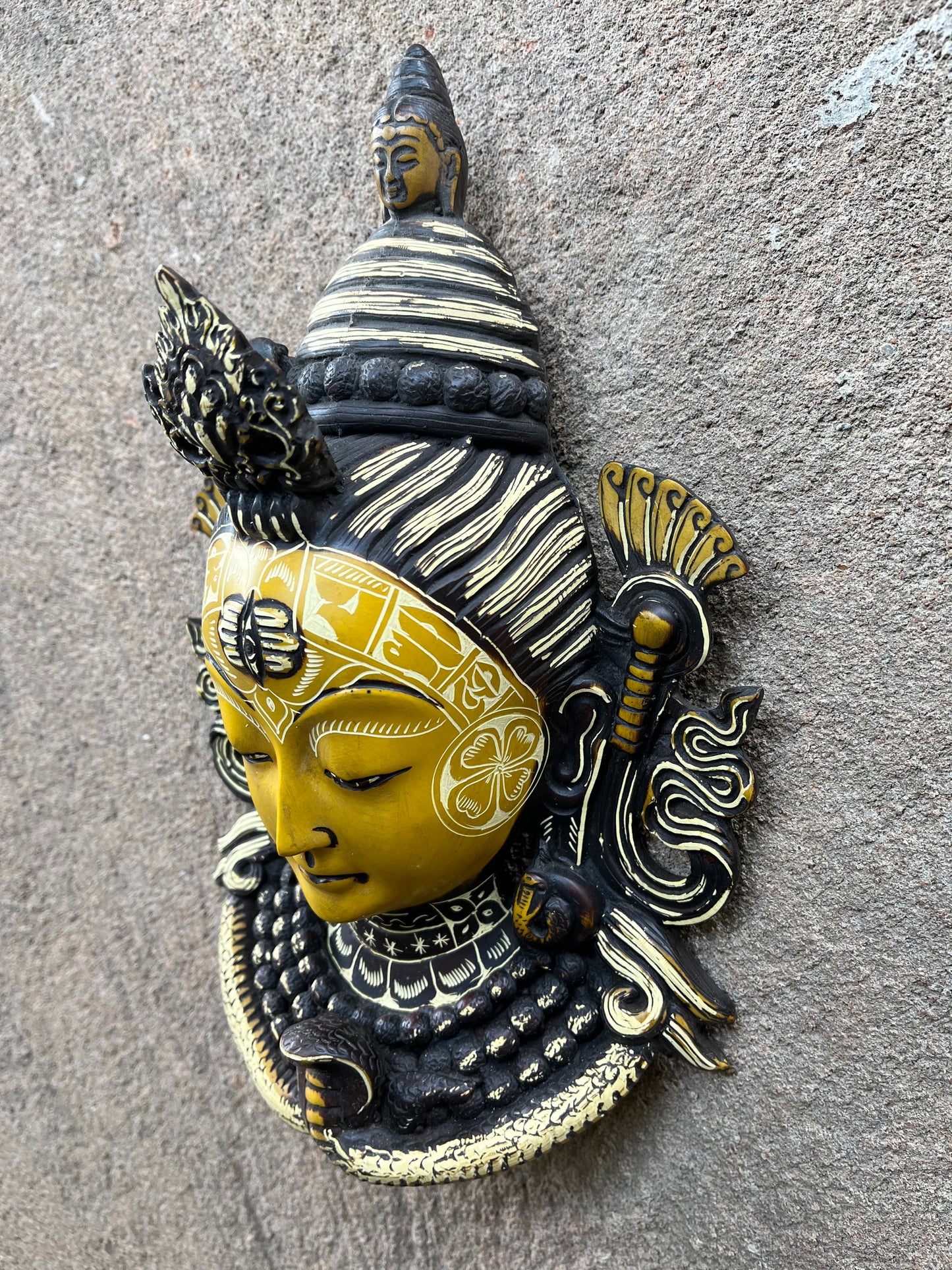 Divine Shiva Wall Face