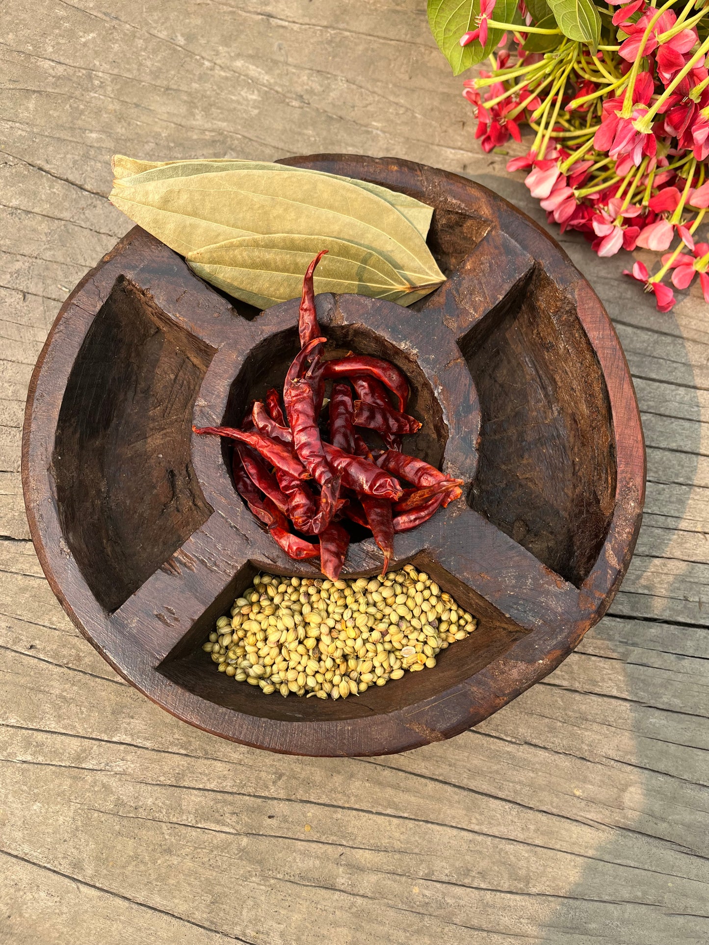 Old wooden Spice Box