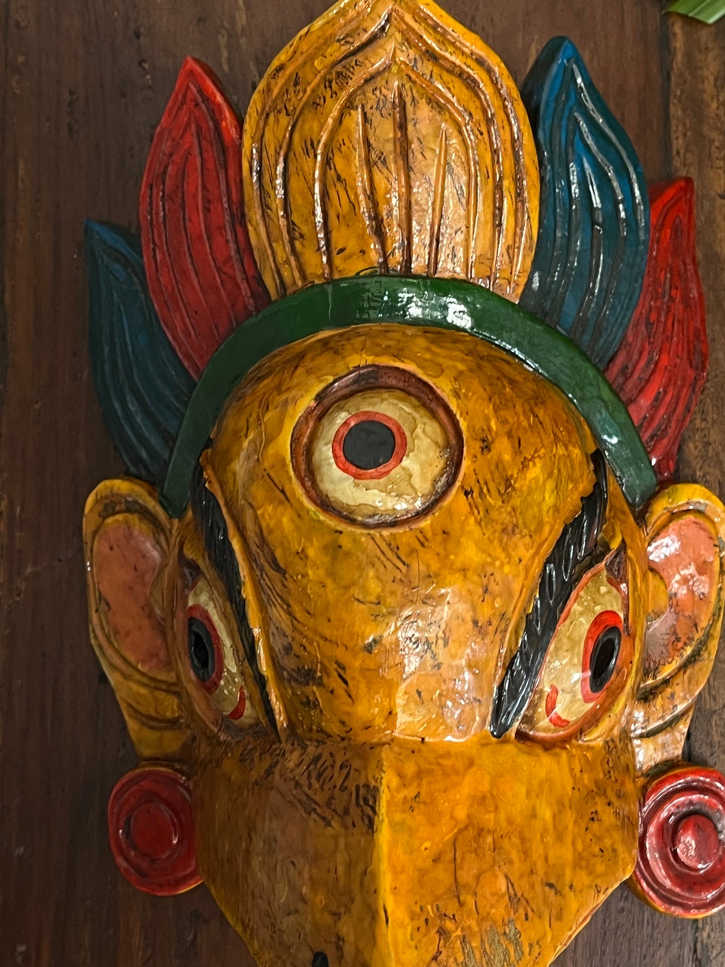 Painted Garud Mask