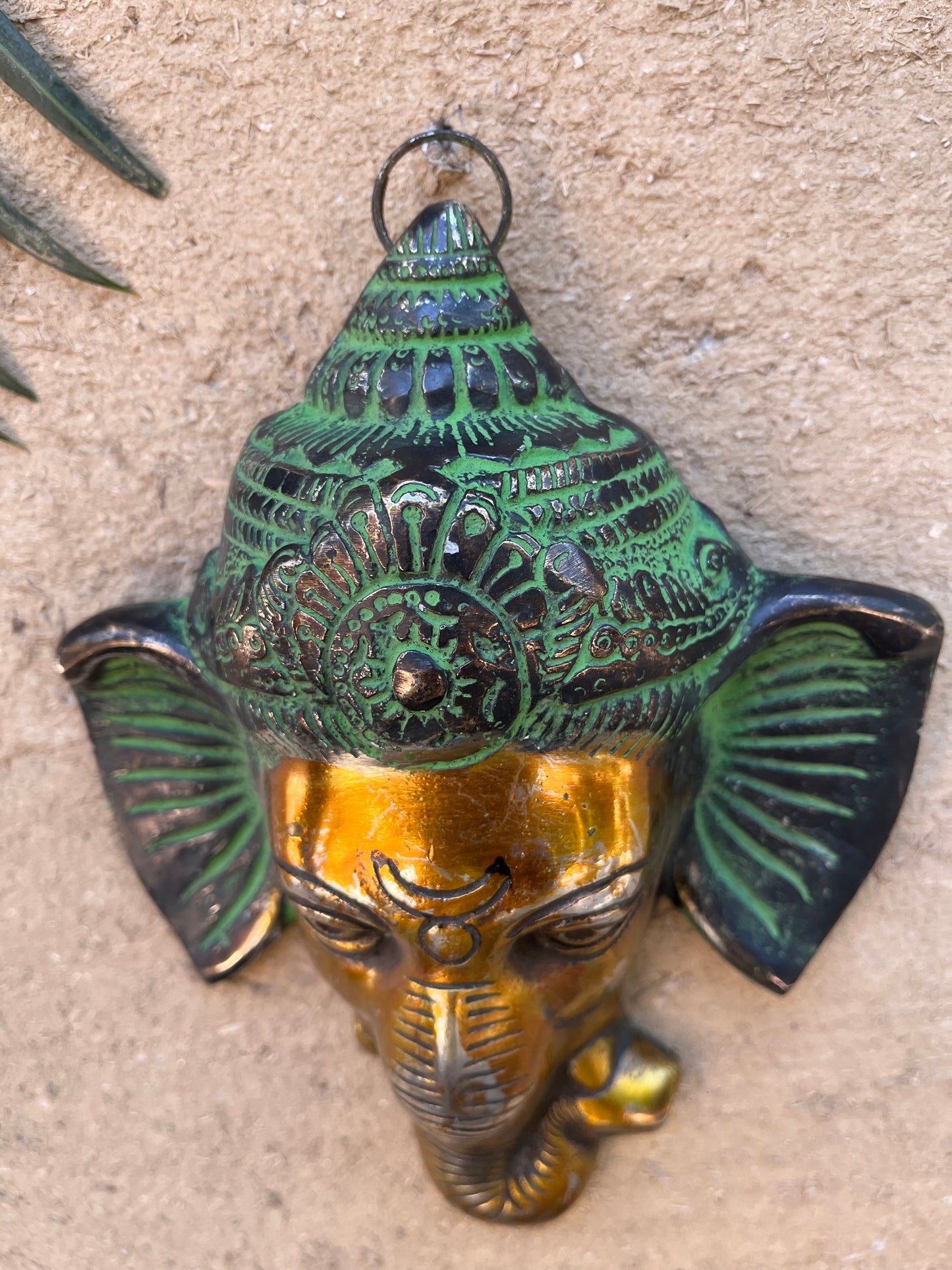 Metal Divine Ganesha Mask