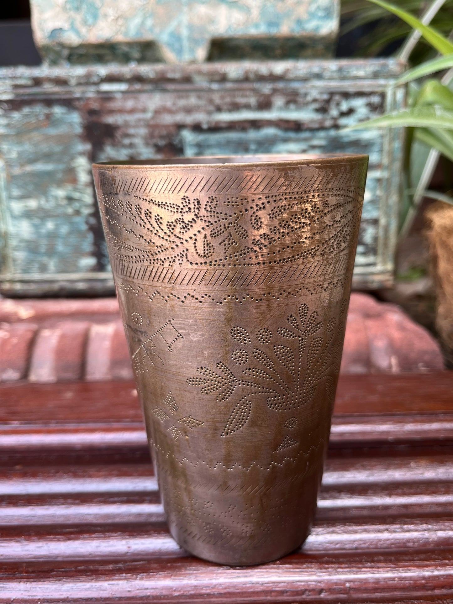 Brass Lassi Glass
