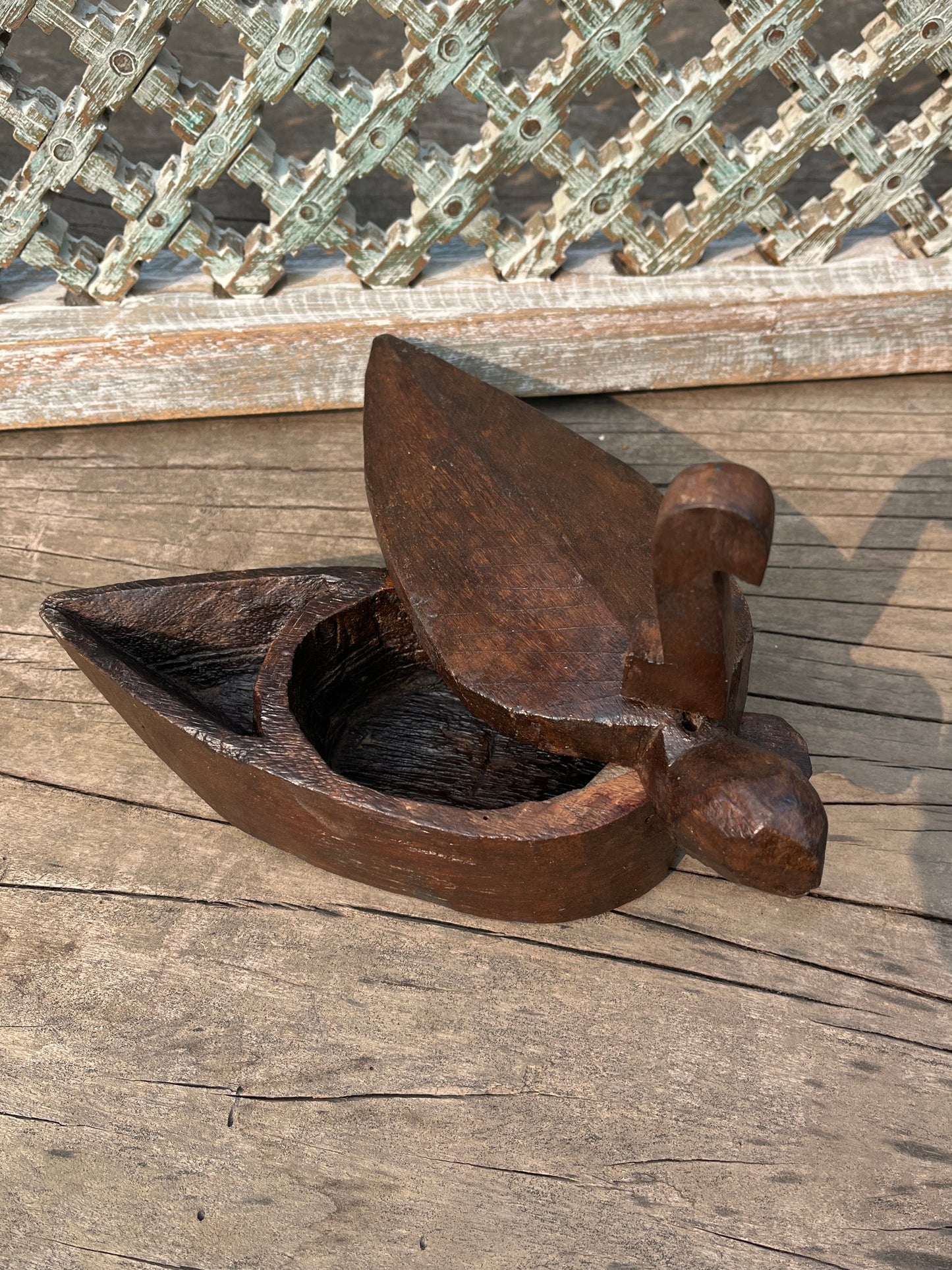 Old Spice Box with Swan handle
