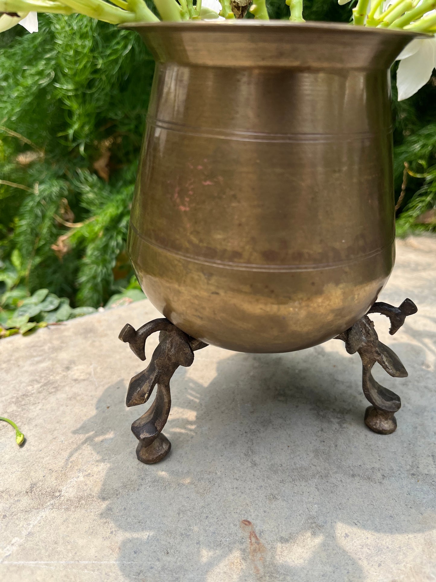 Brass Flower Pot