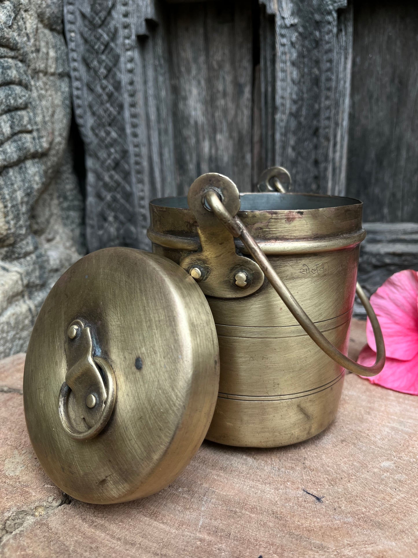 Vintage Brass Milk Balti / Pot