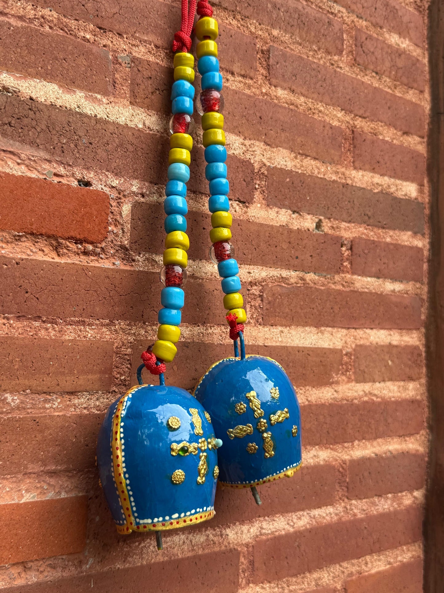 Hand Painted Bell Set Of 2