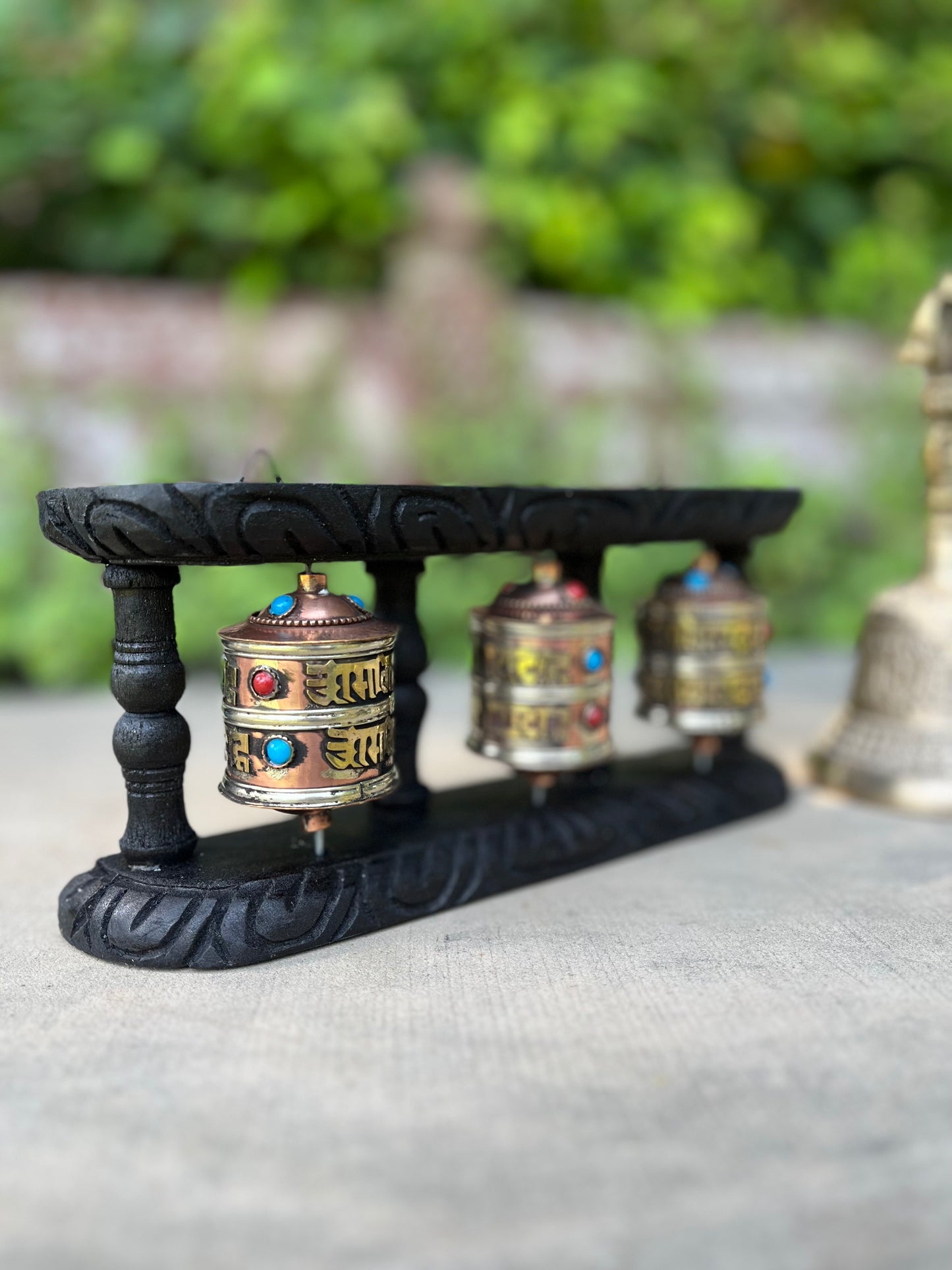 Tibetan Om Prayer wheel