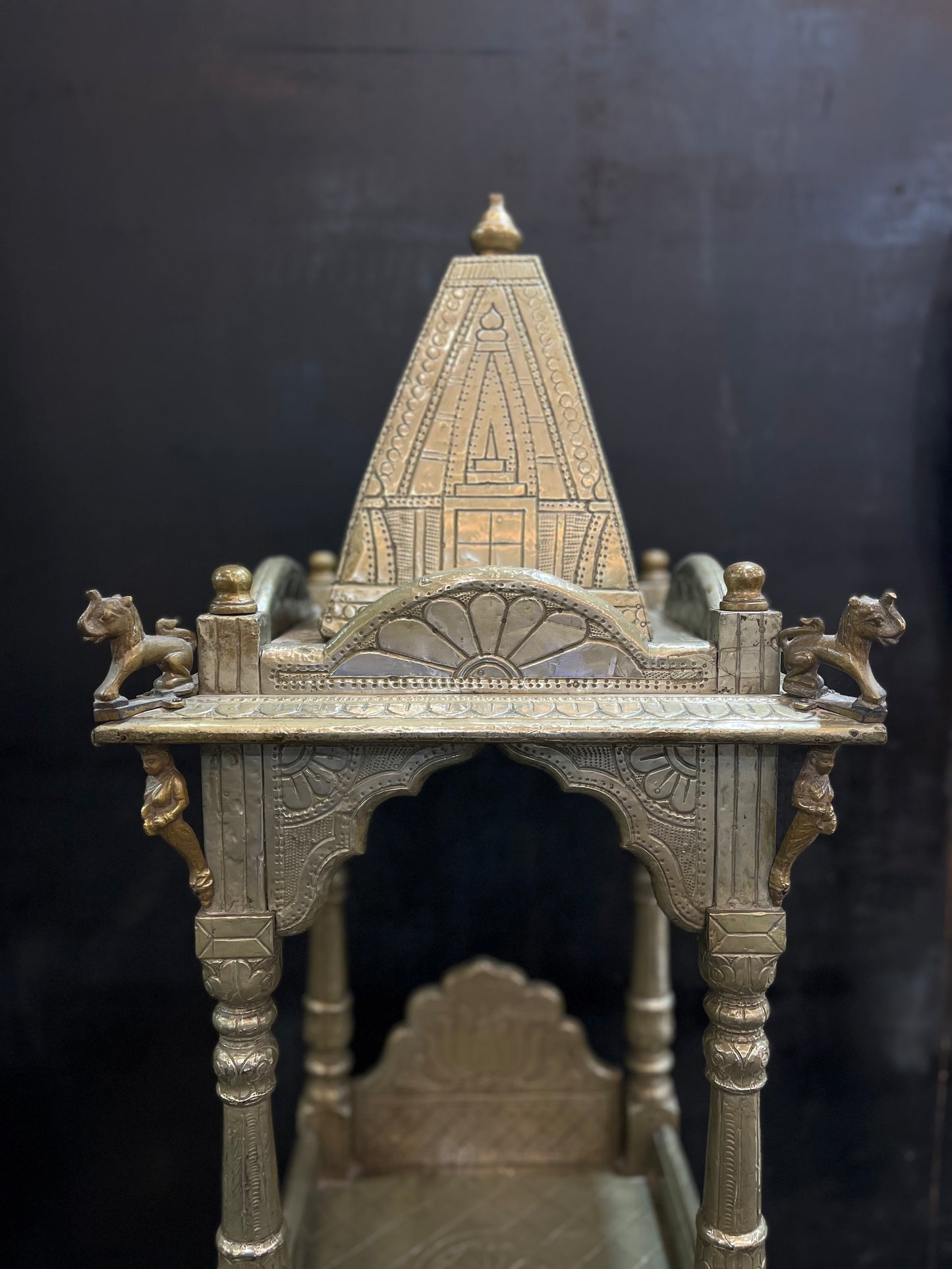 Old German Silver Divine Temple
