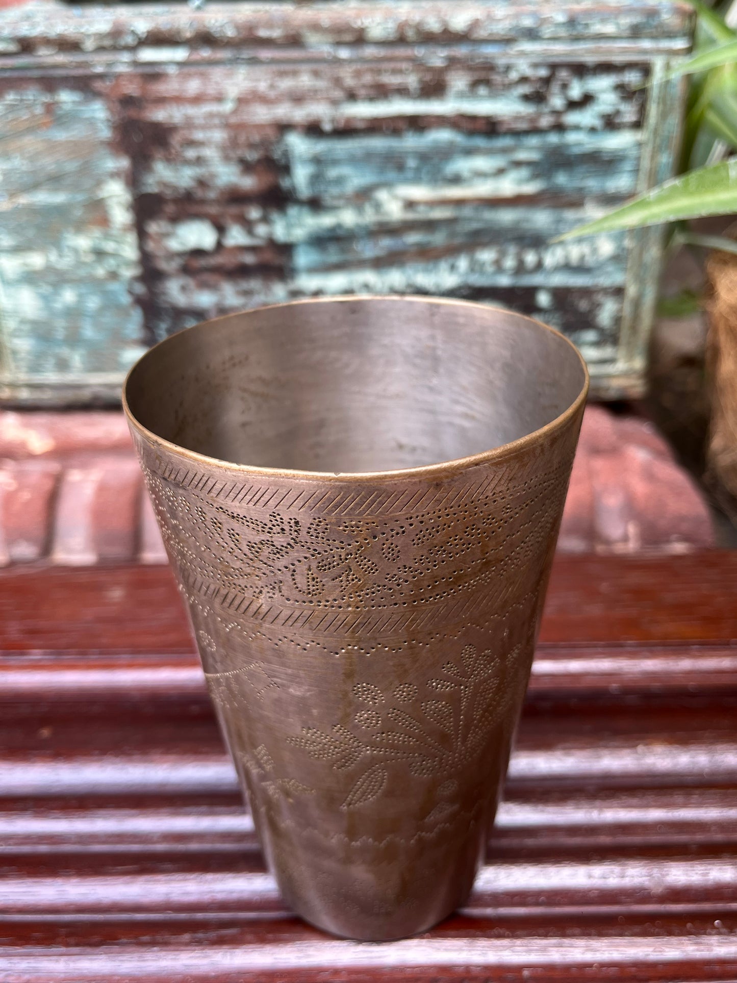 Brass Lassi Glass