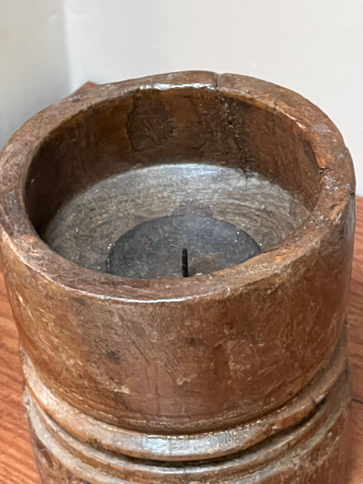 Old Round Candle Holder