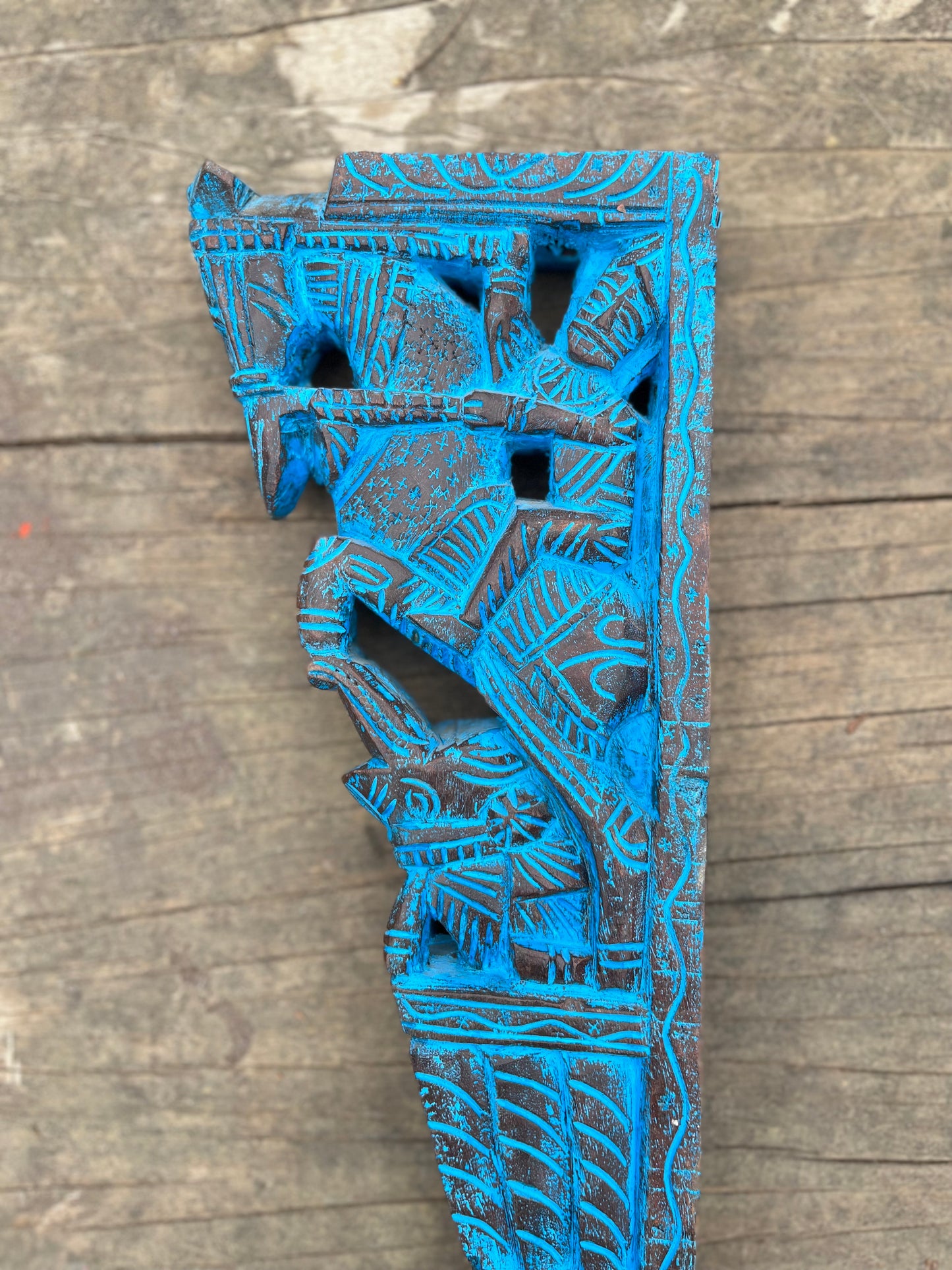 Blue Horse Deco Bracket