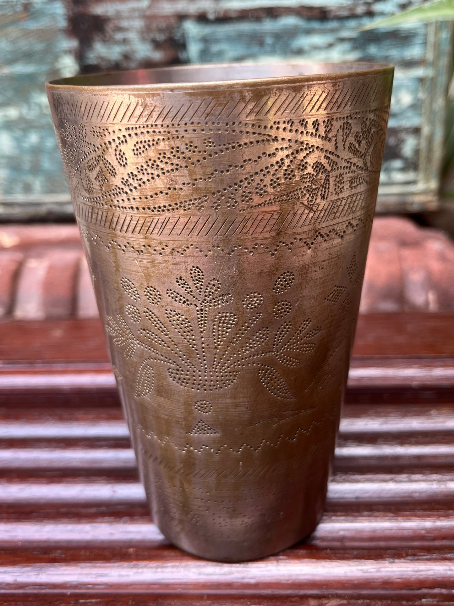 Brass Lassi Glass