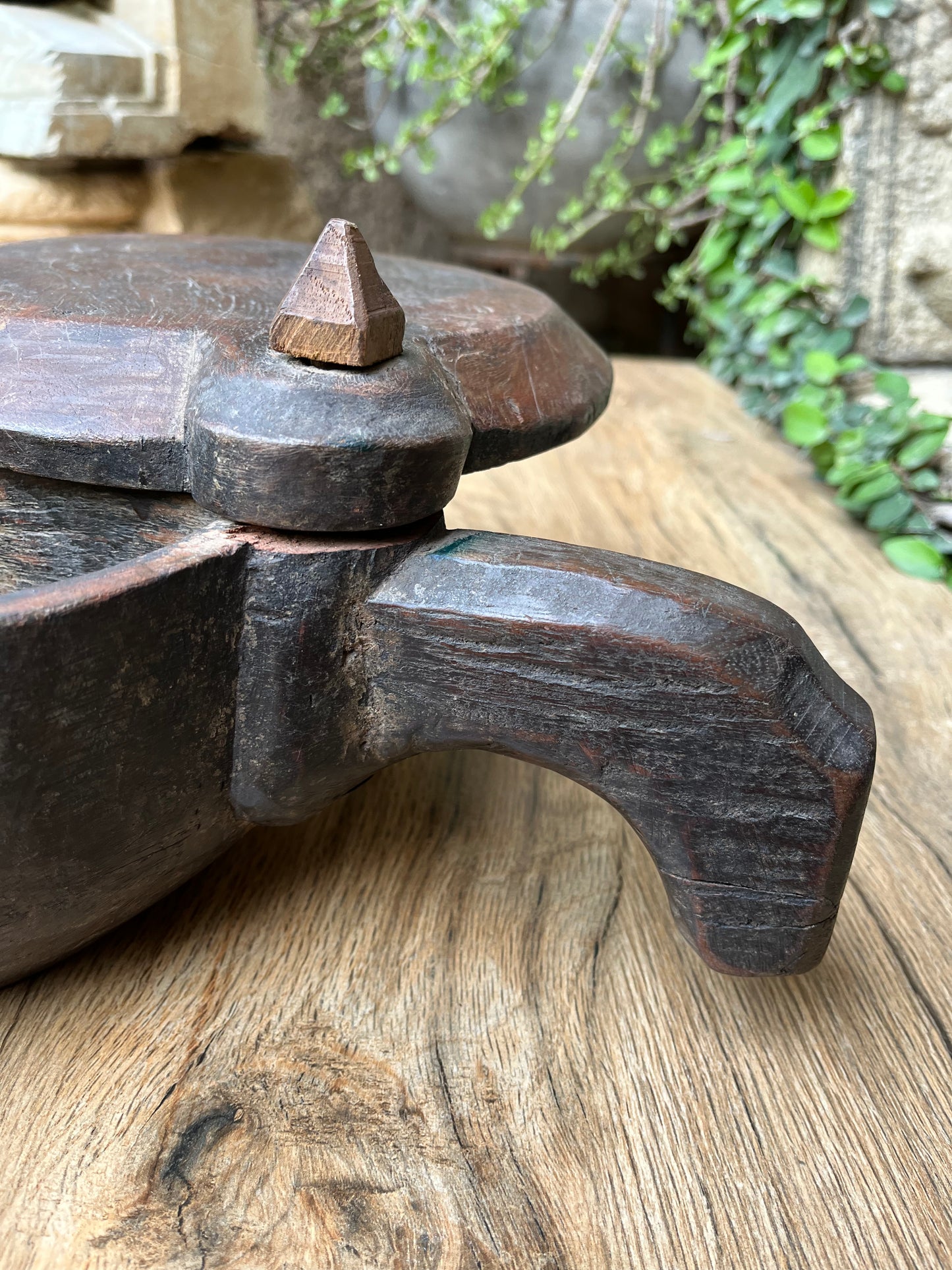 Vintage Wooden Spice Box