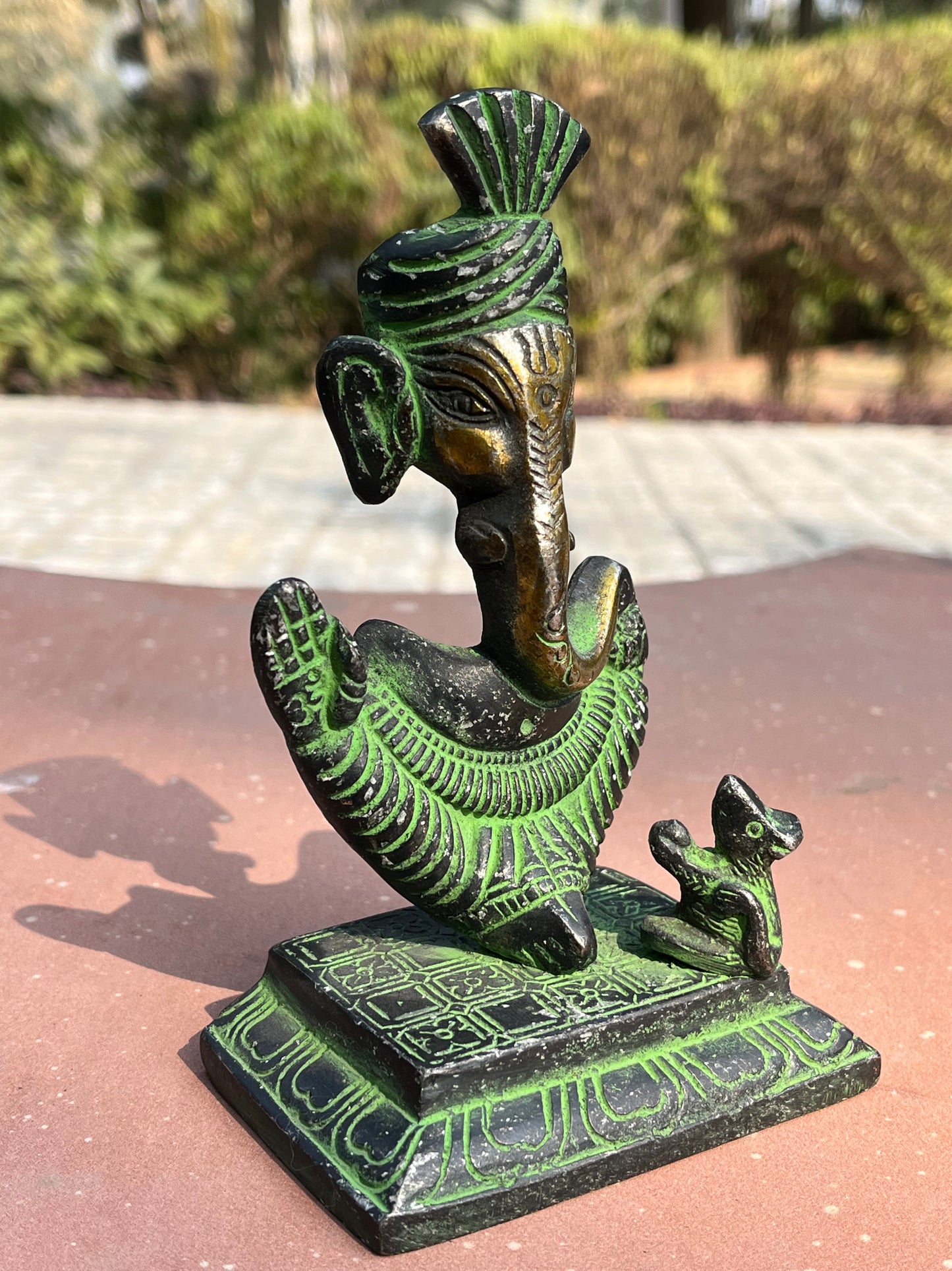 Metal Antique Finish Ganesha