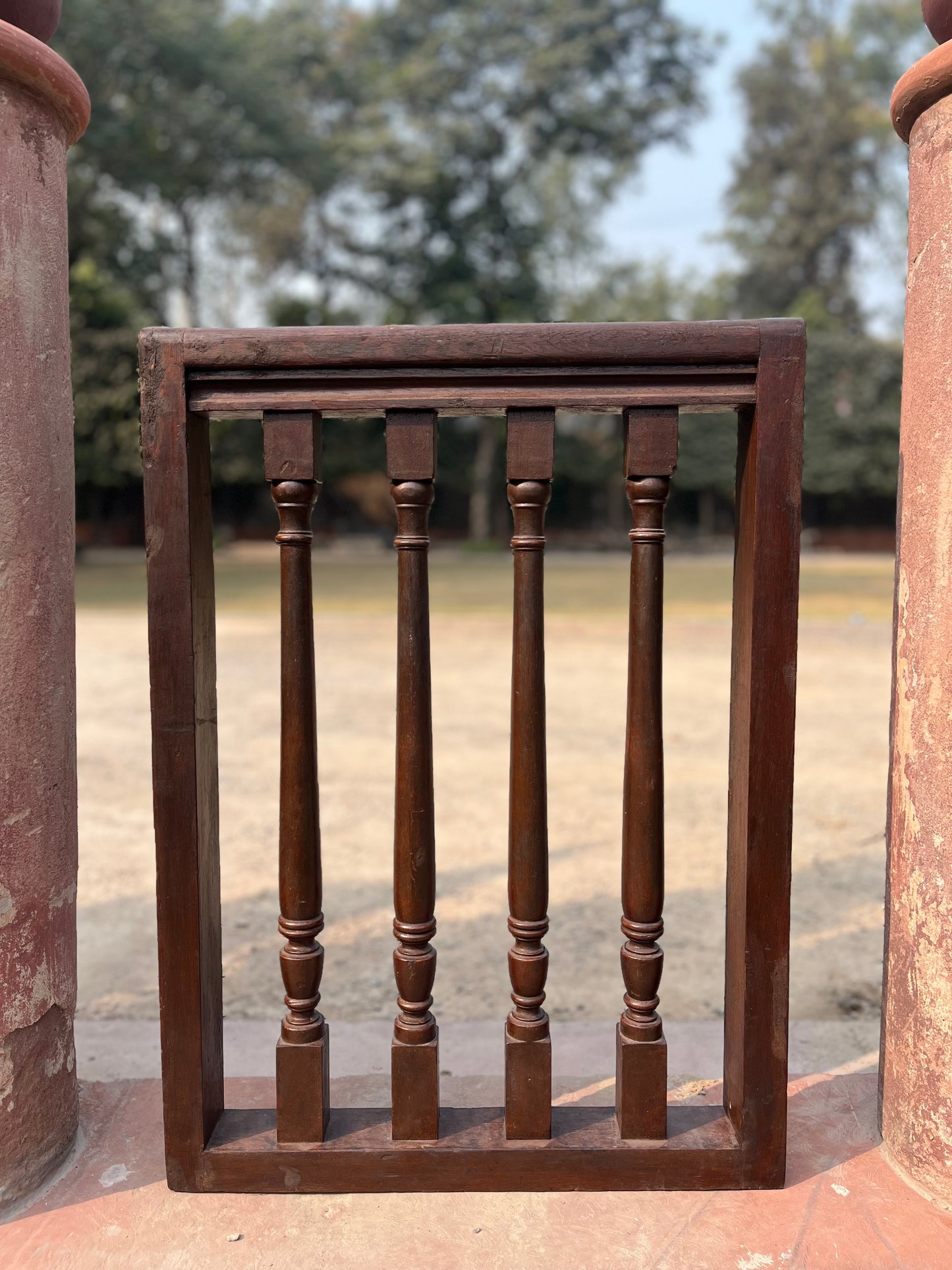 Old Wooden Decoration Partition