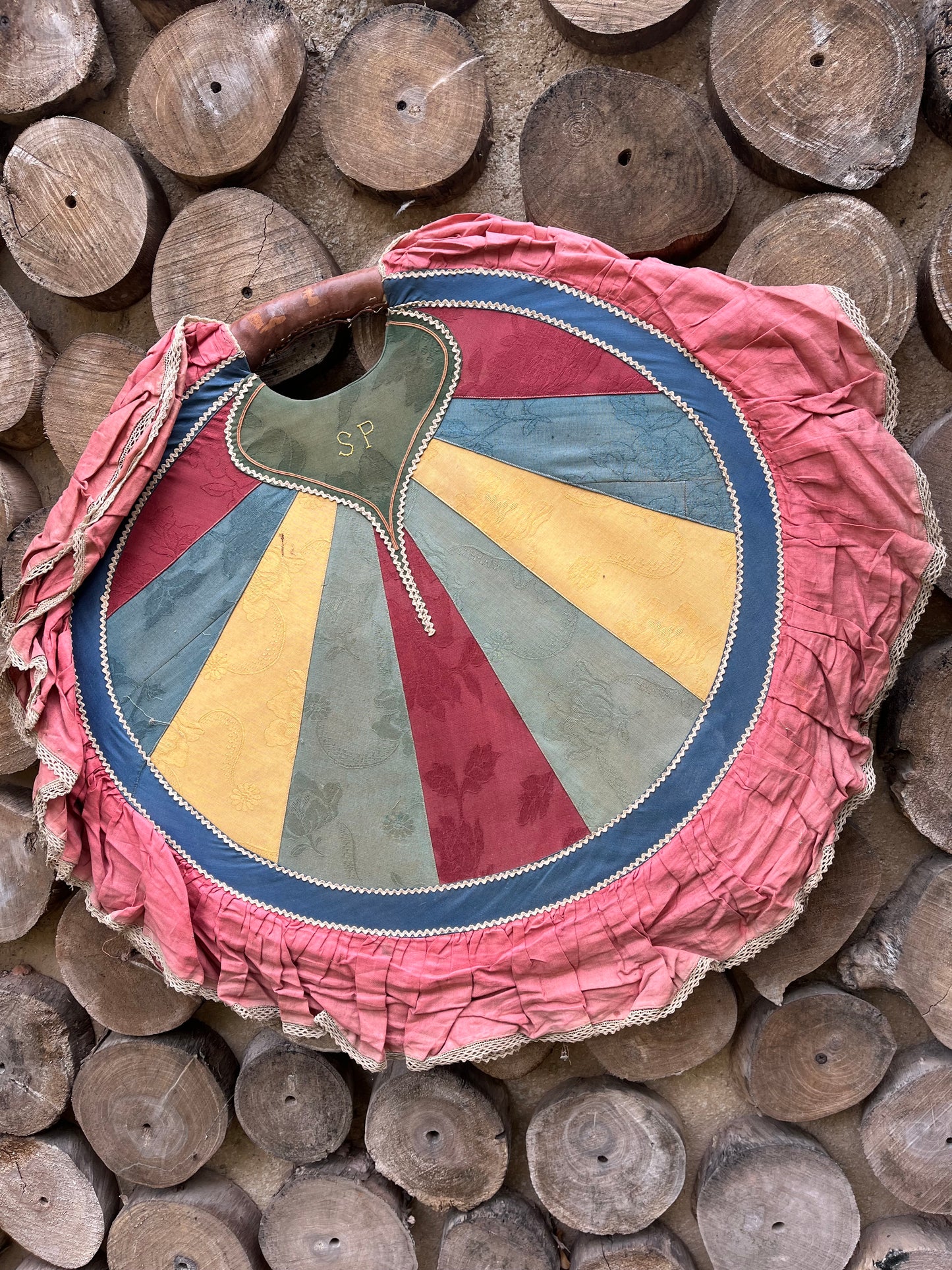 Vintage Cloth Hand Fan