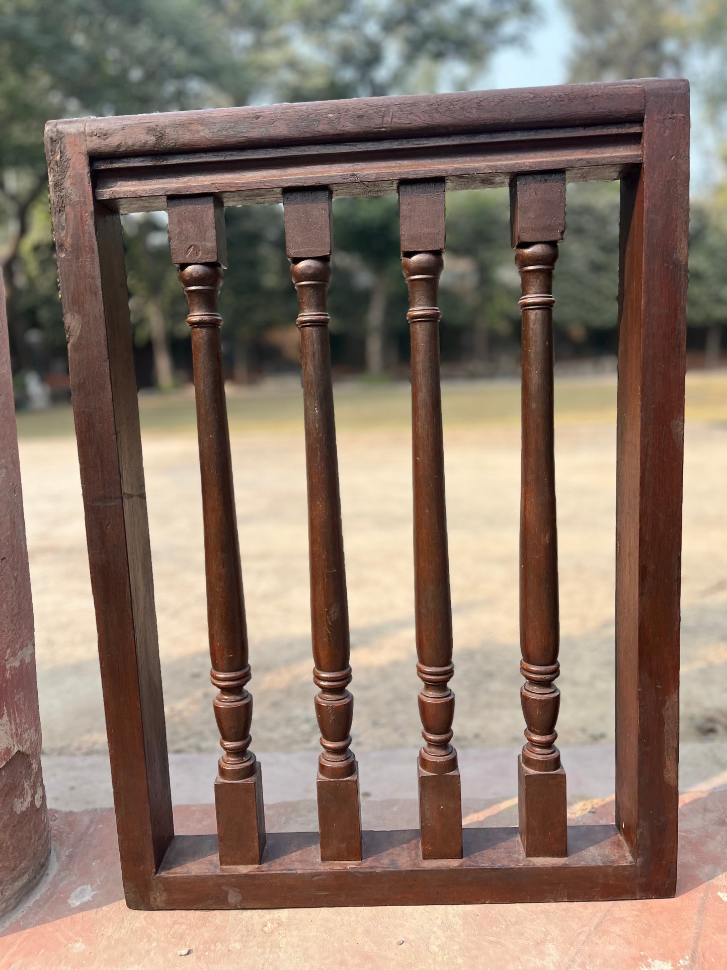 Old Wooden Decoration Partition