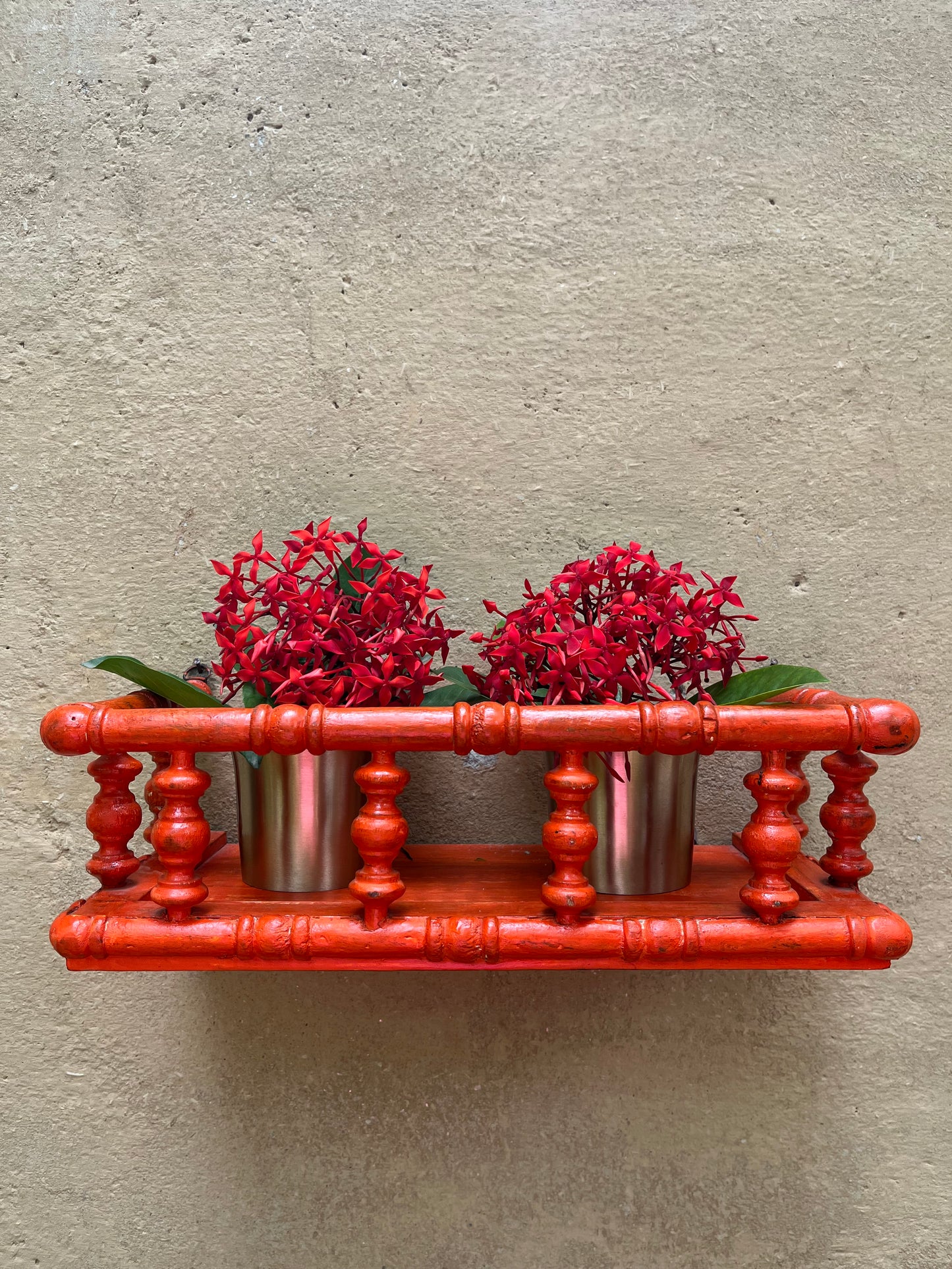 Wall Hand Painted Shelf