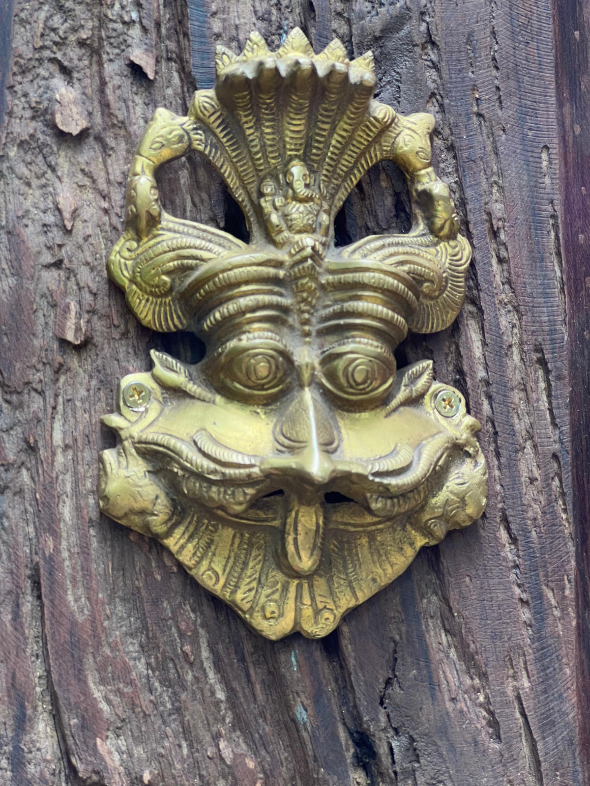 Wood Brass Frame