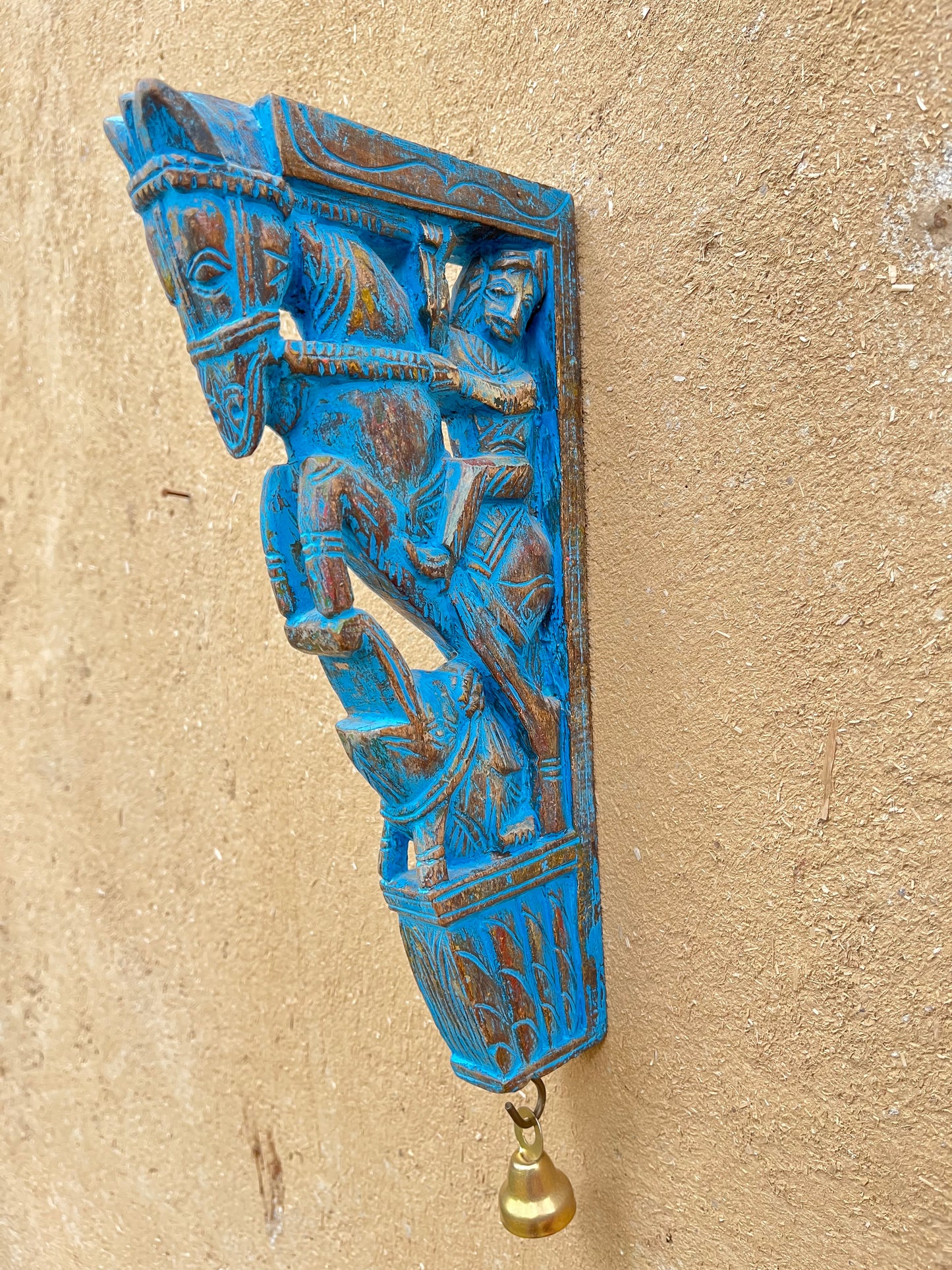 Blue Horse Deco Bracket