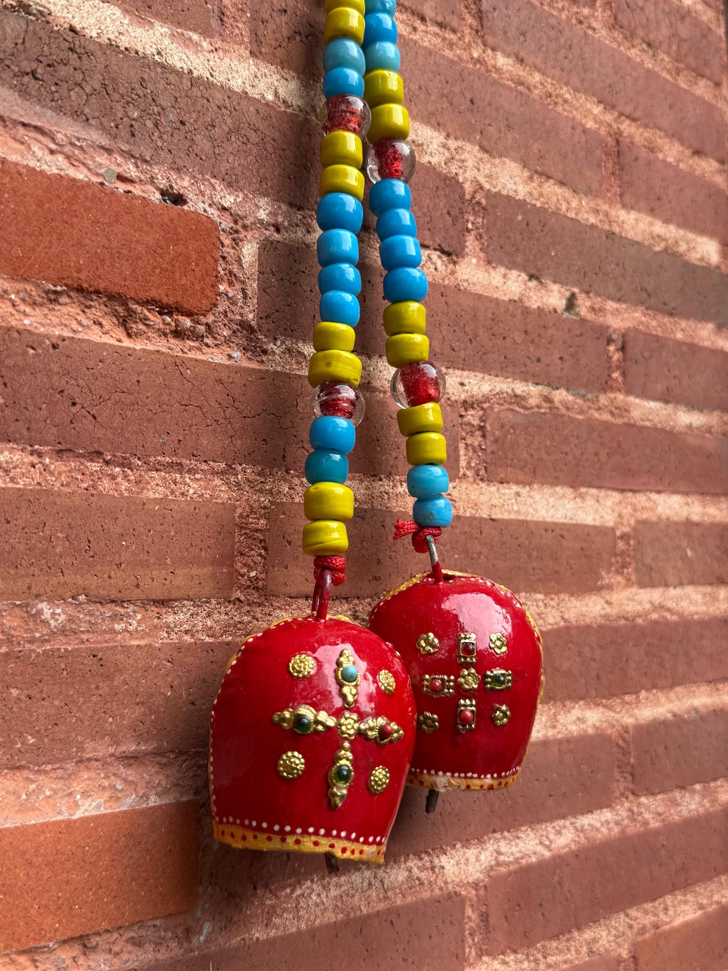 Hand Painted Bell Set Of 2