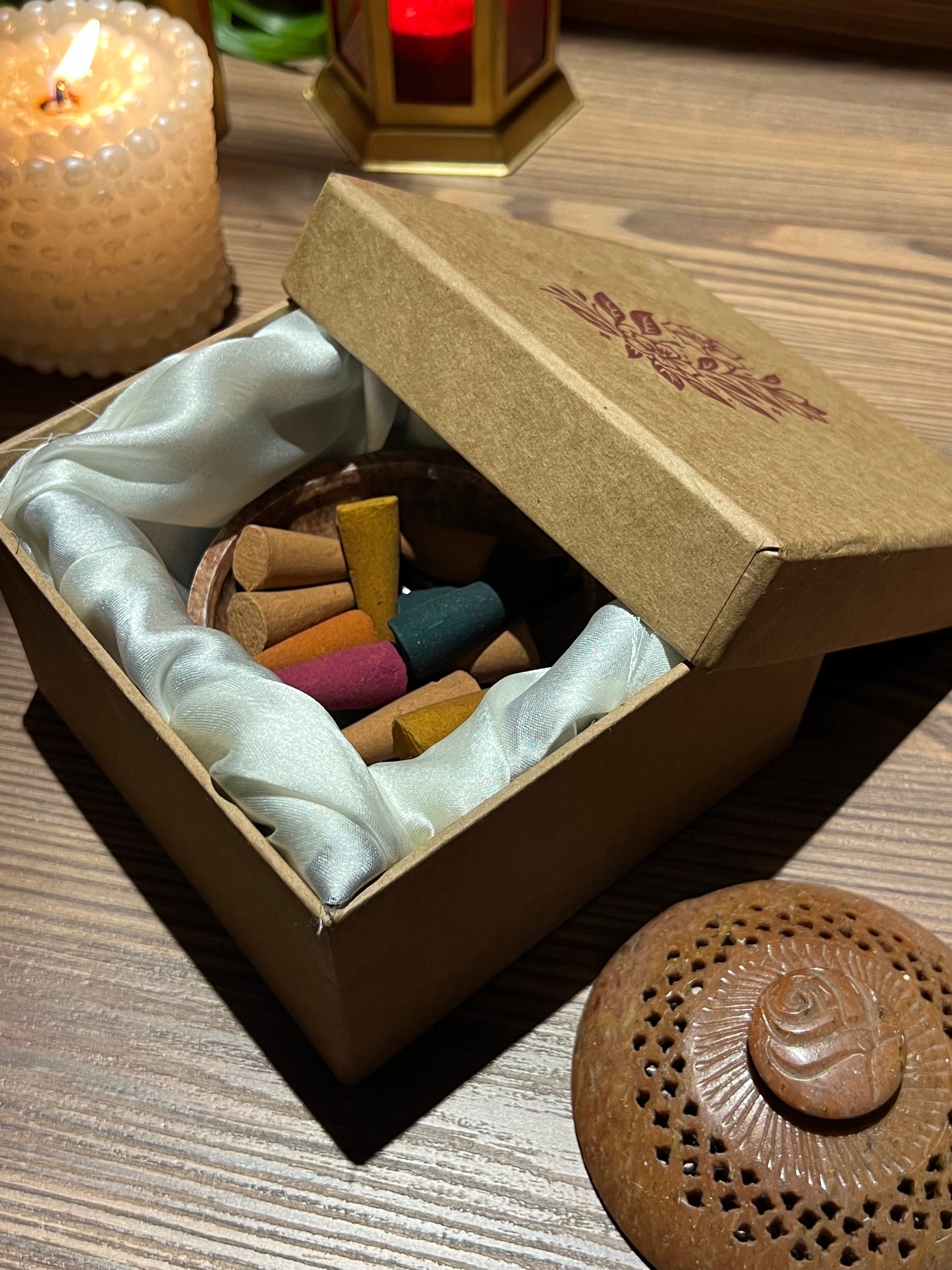 Sand Stone Dhoop Holder