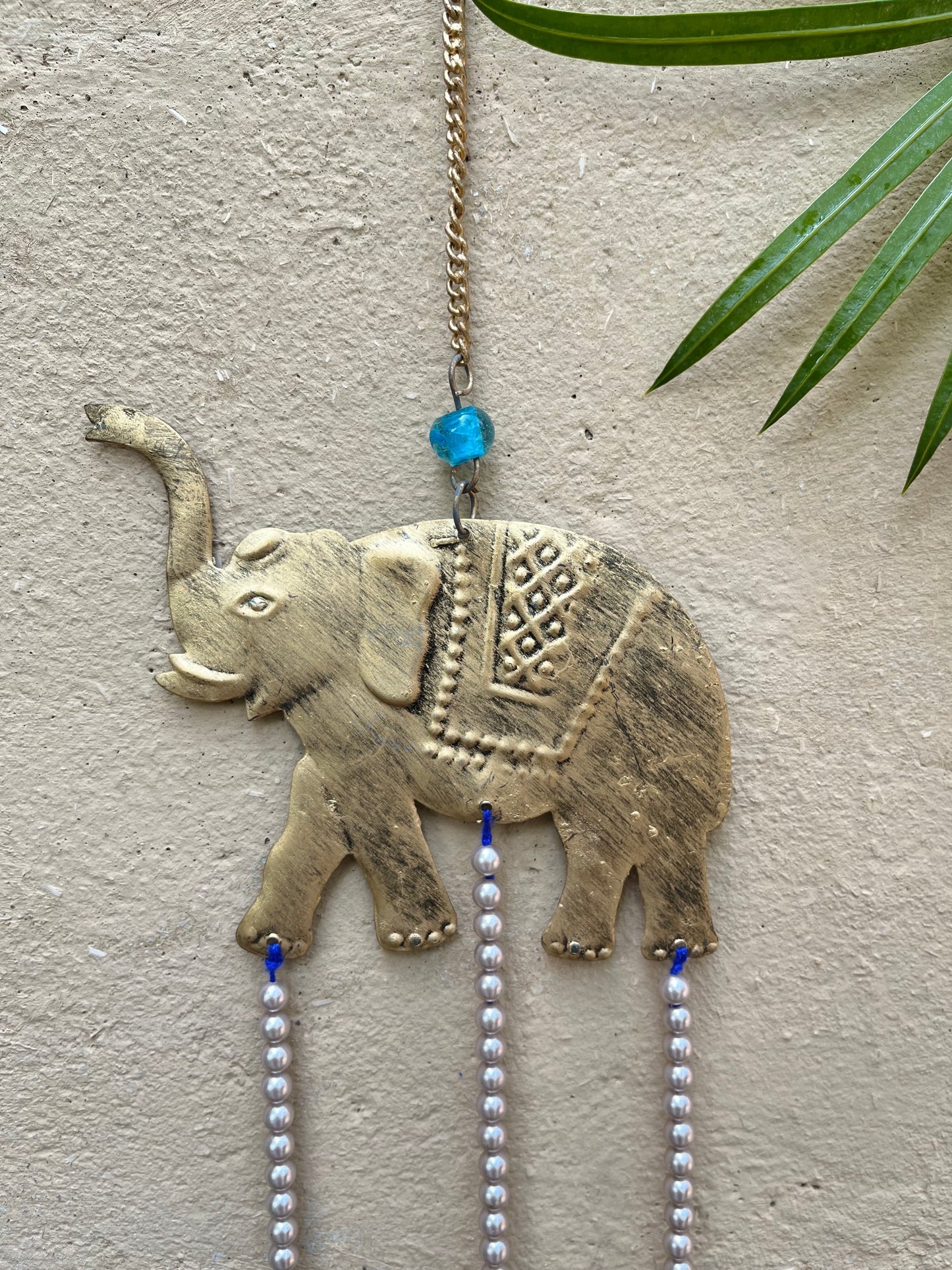 Elephant Beads Garden Hanging
