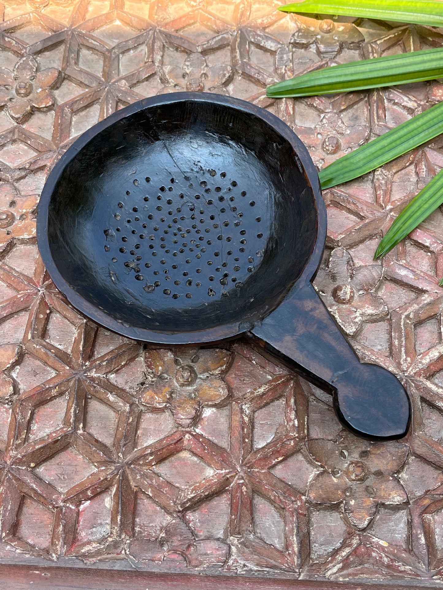 Vintage Wood Jali Platter