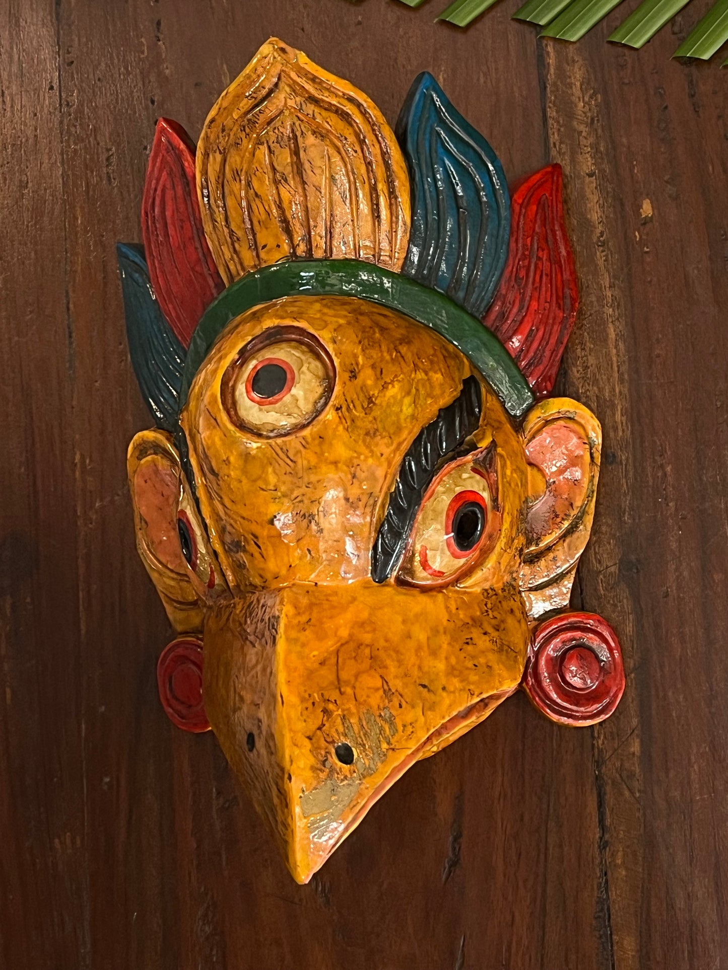 Painted Garud Mask