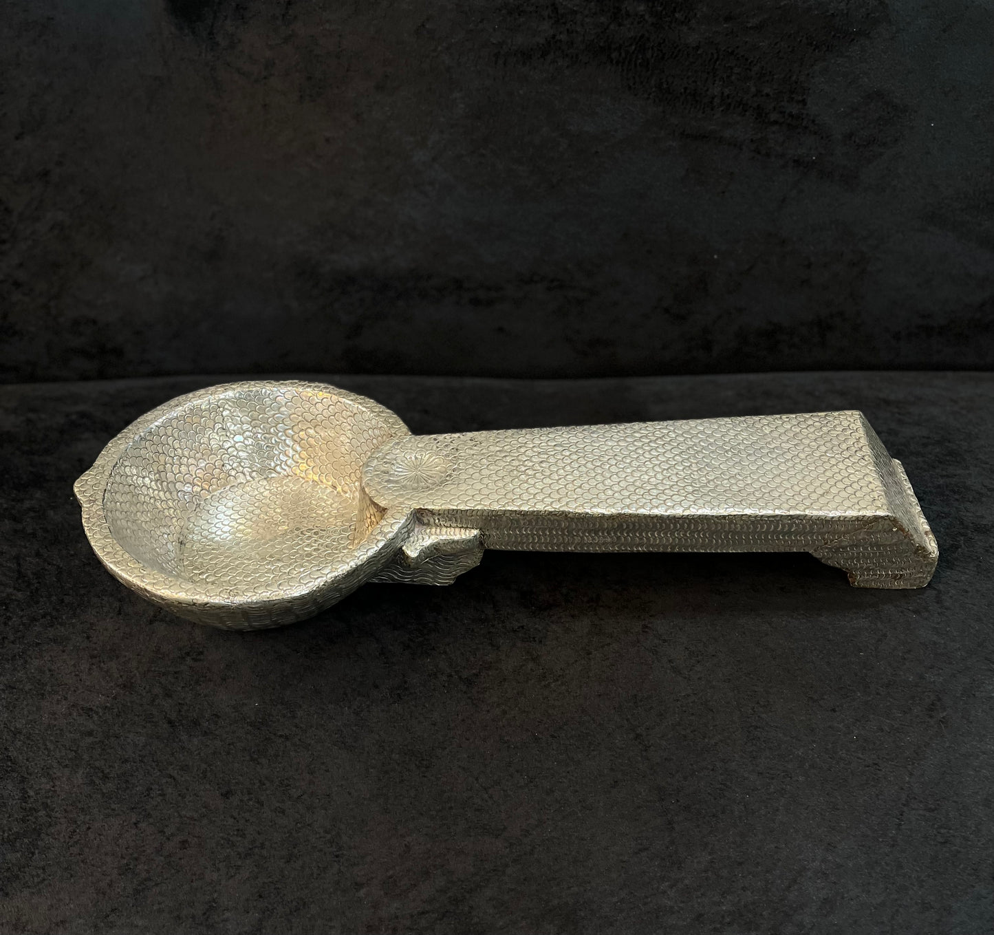German Silver Vintage Coconut Scrapper