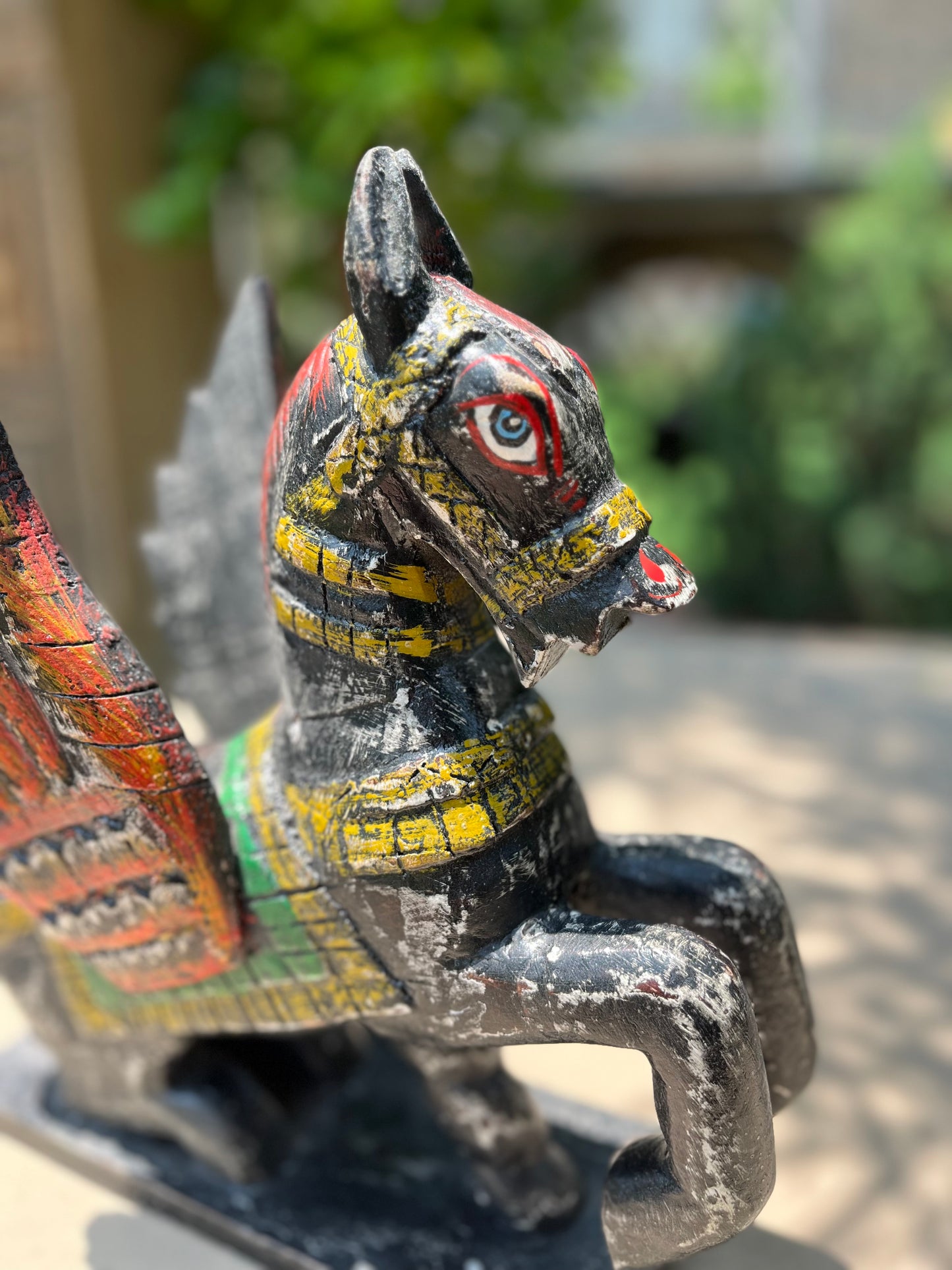 Wood Jumping Horse