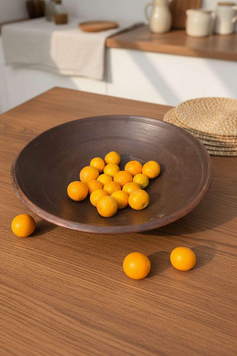Old Round Plate