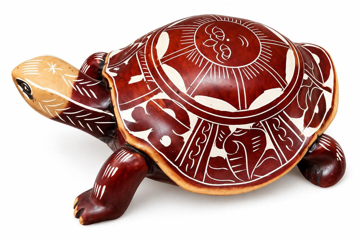 Resin Painted Tortoise 