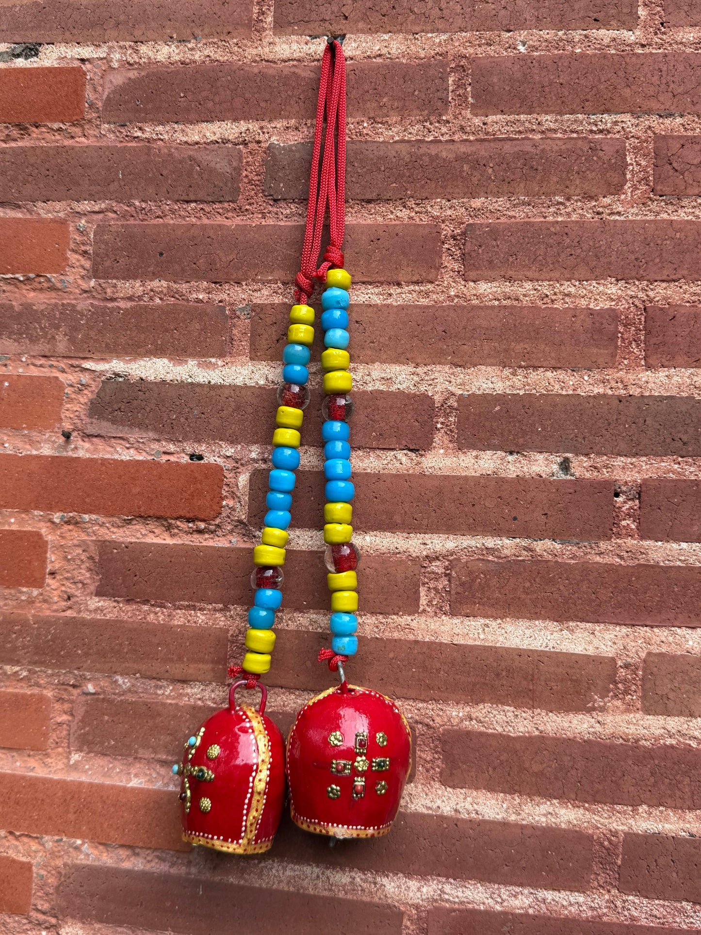 Hand Painted Bell Set Of 2