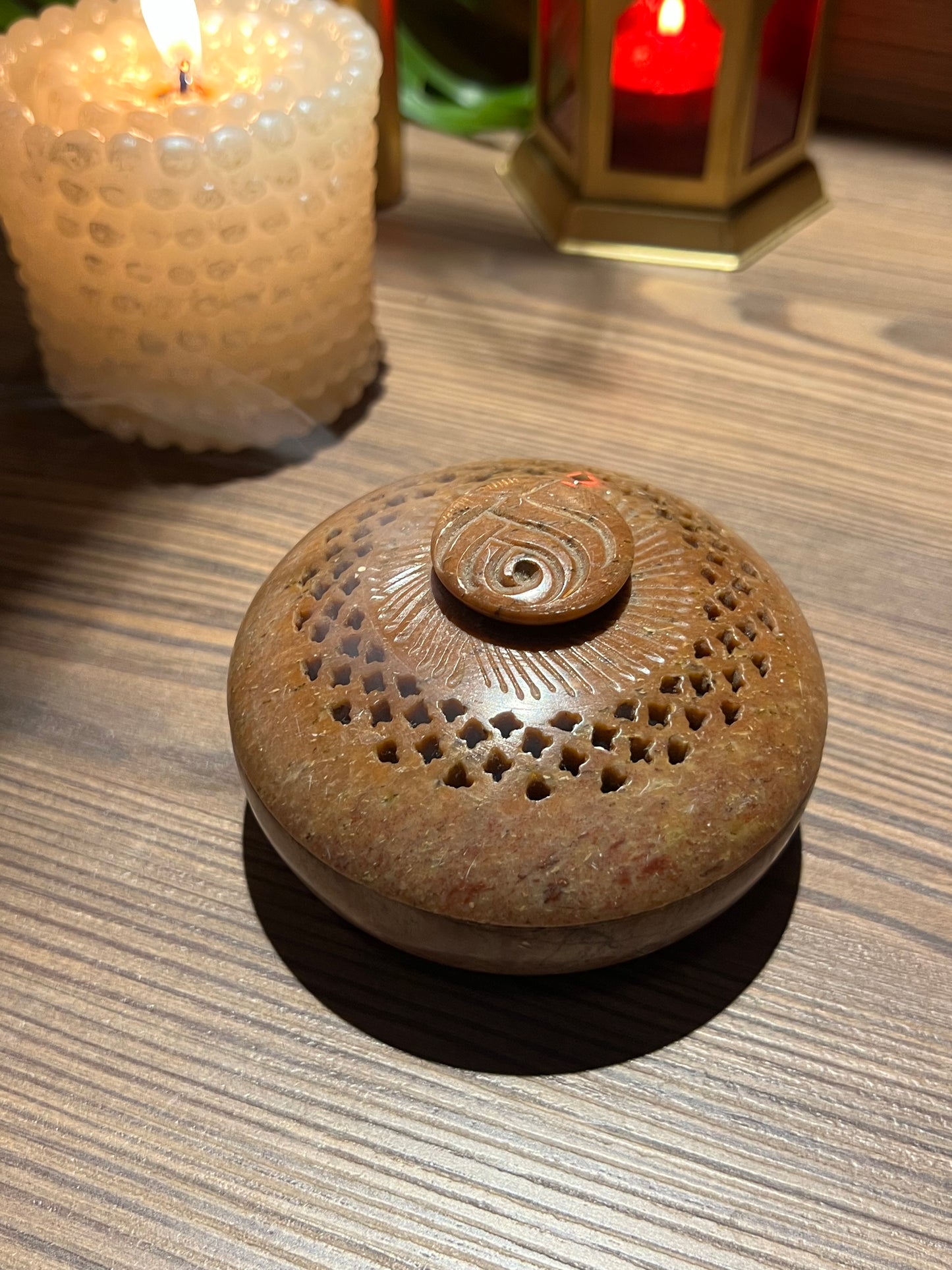 Sand Stone Dhoop Holder