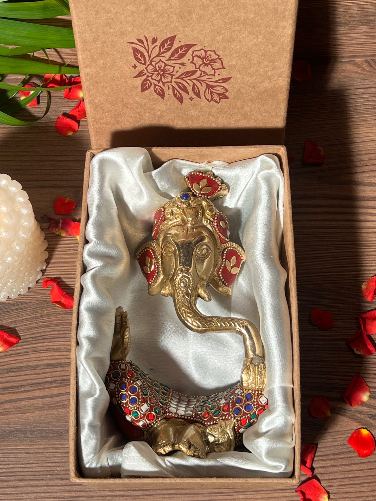 Brass Pagadi Ganesh