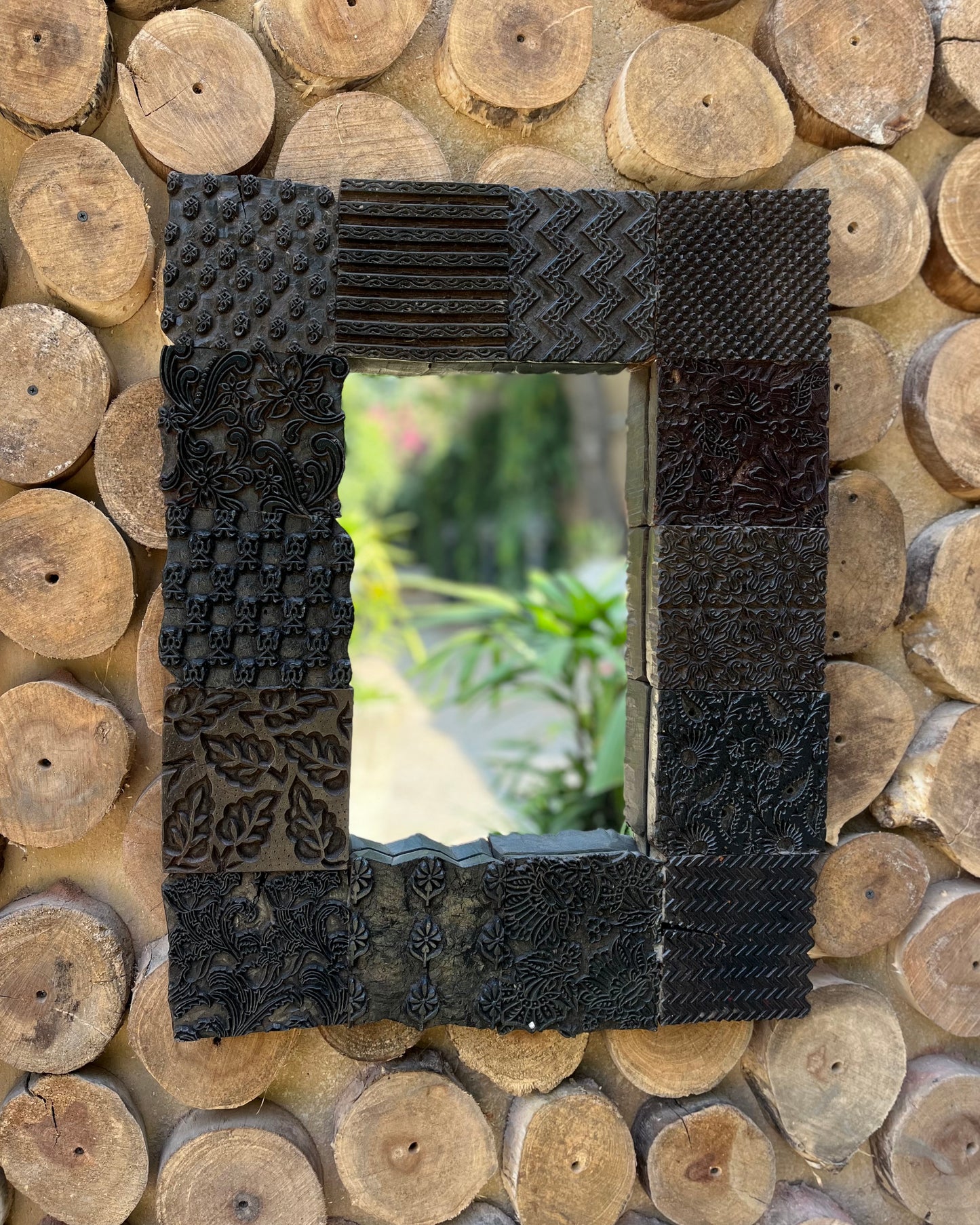 Hand Block Printing Mirror
