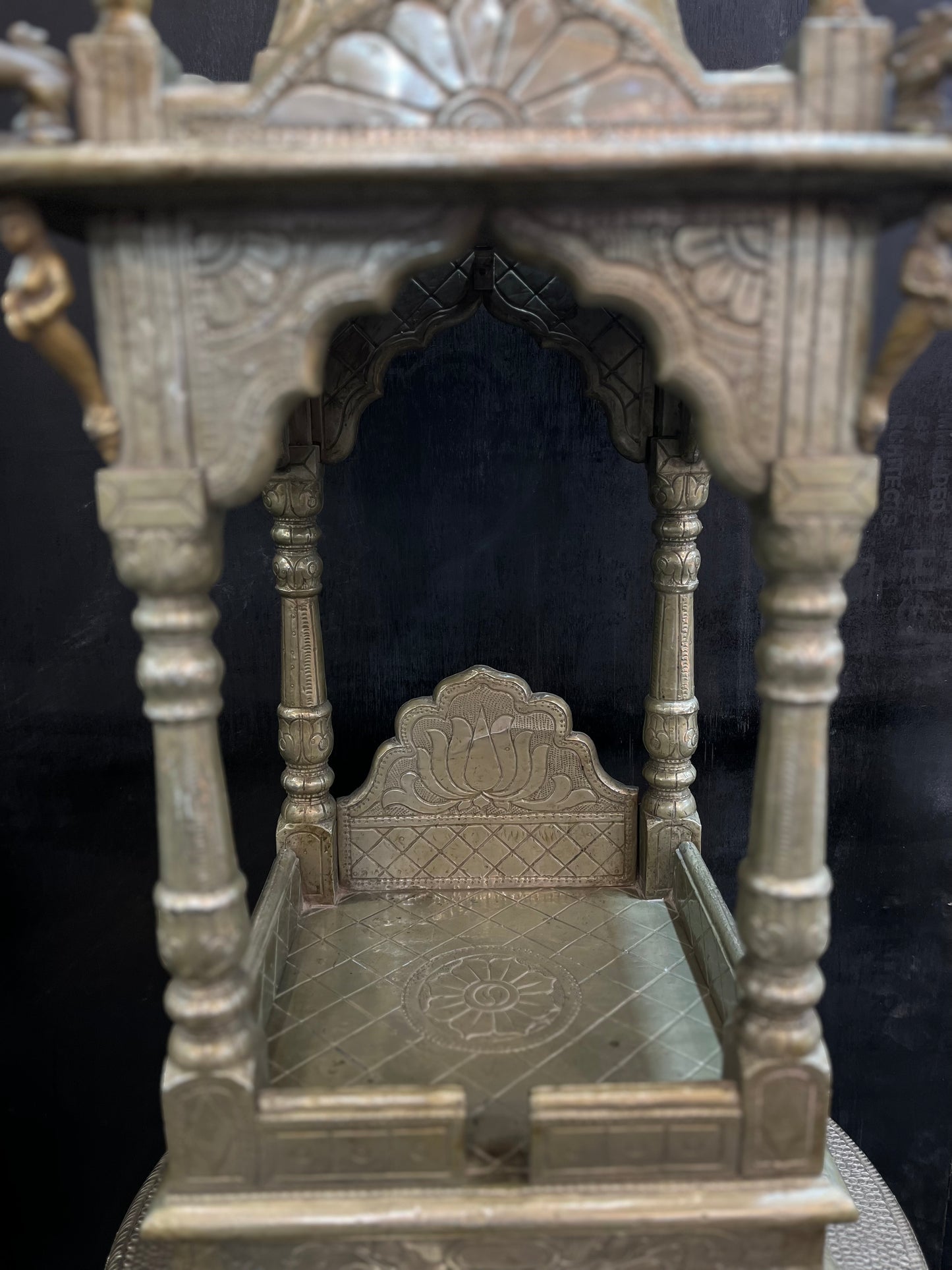Old German Silver Divine Temple