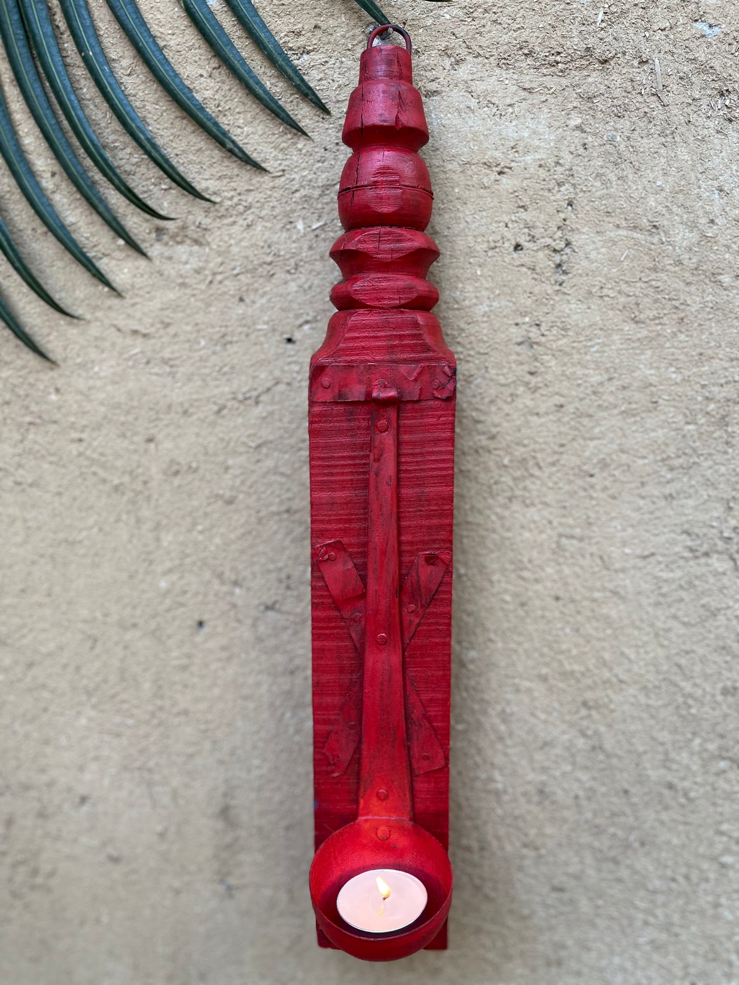 Wooden Candle Holder