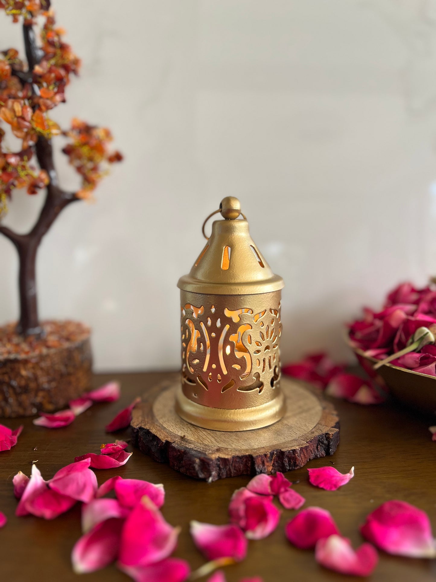 Metal Iron Lantern Tea Light