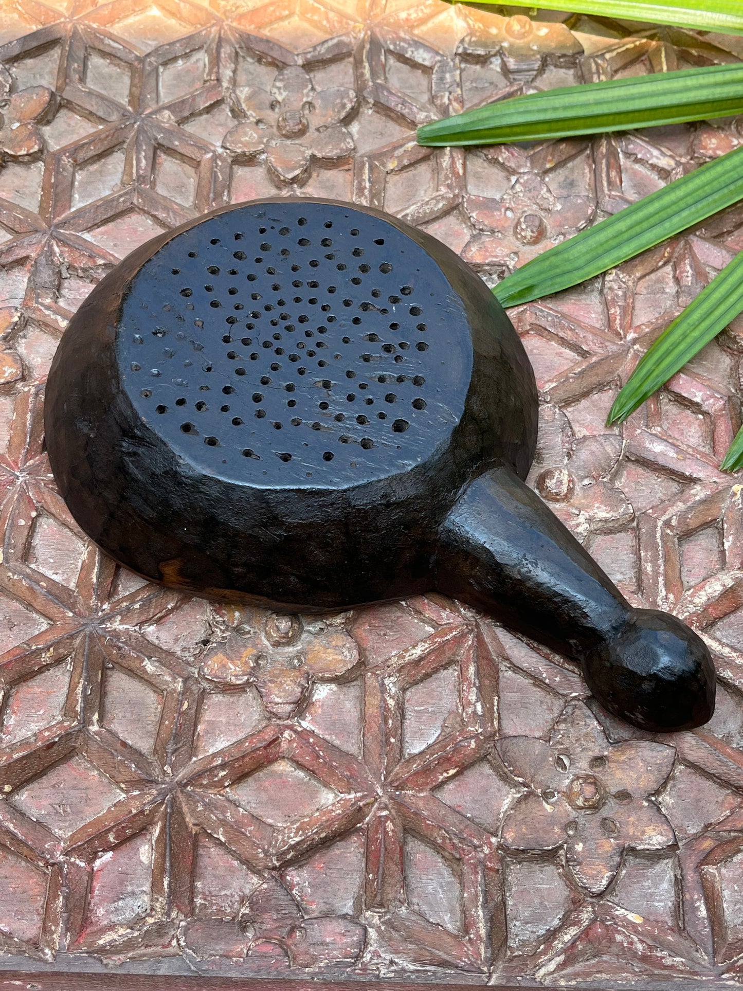 Vintage Wood Jali Platter
