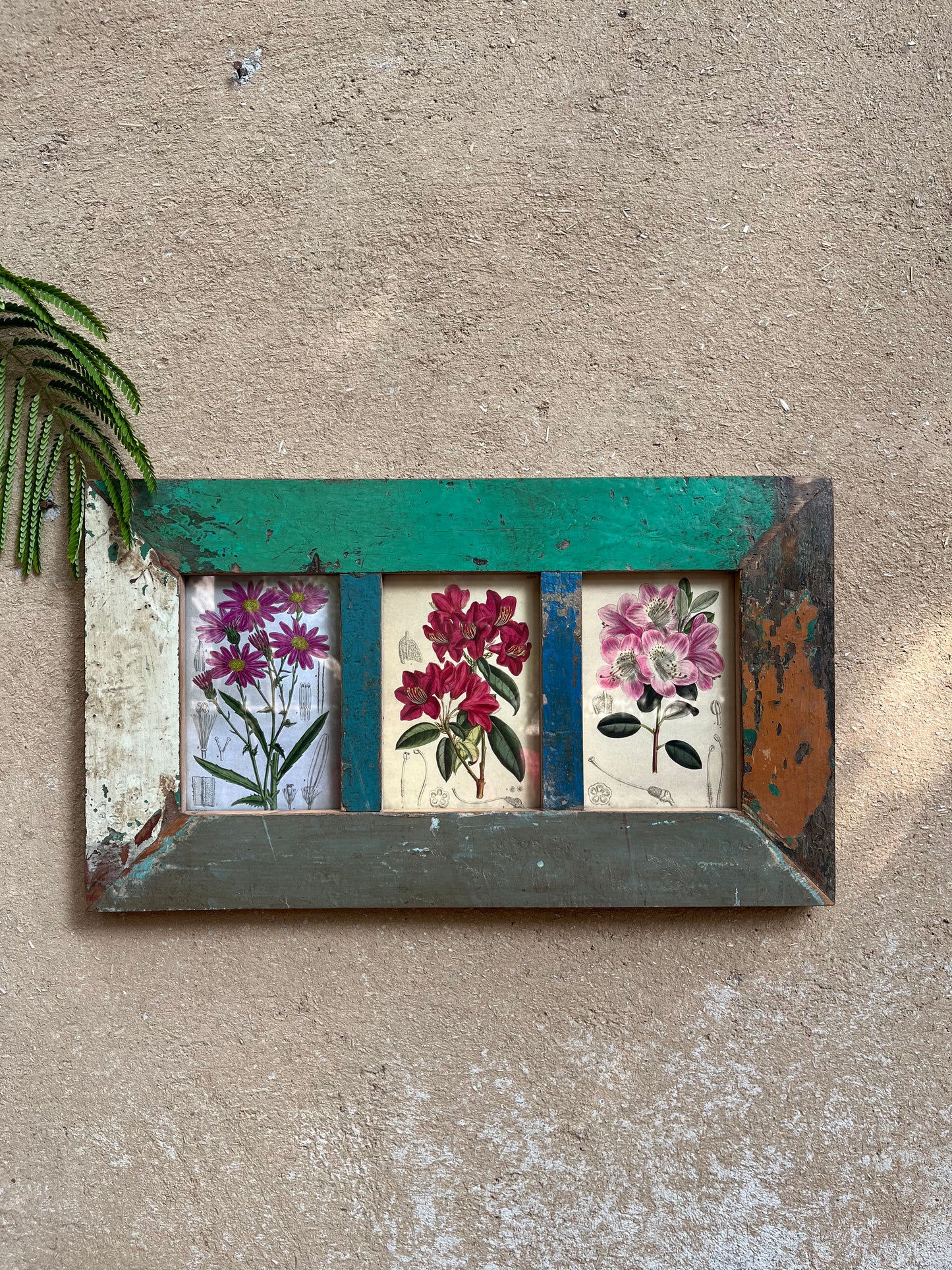 Wall Rustic Photo Frame in Wood