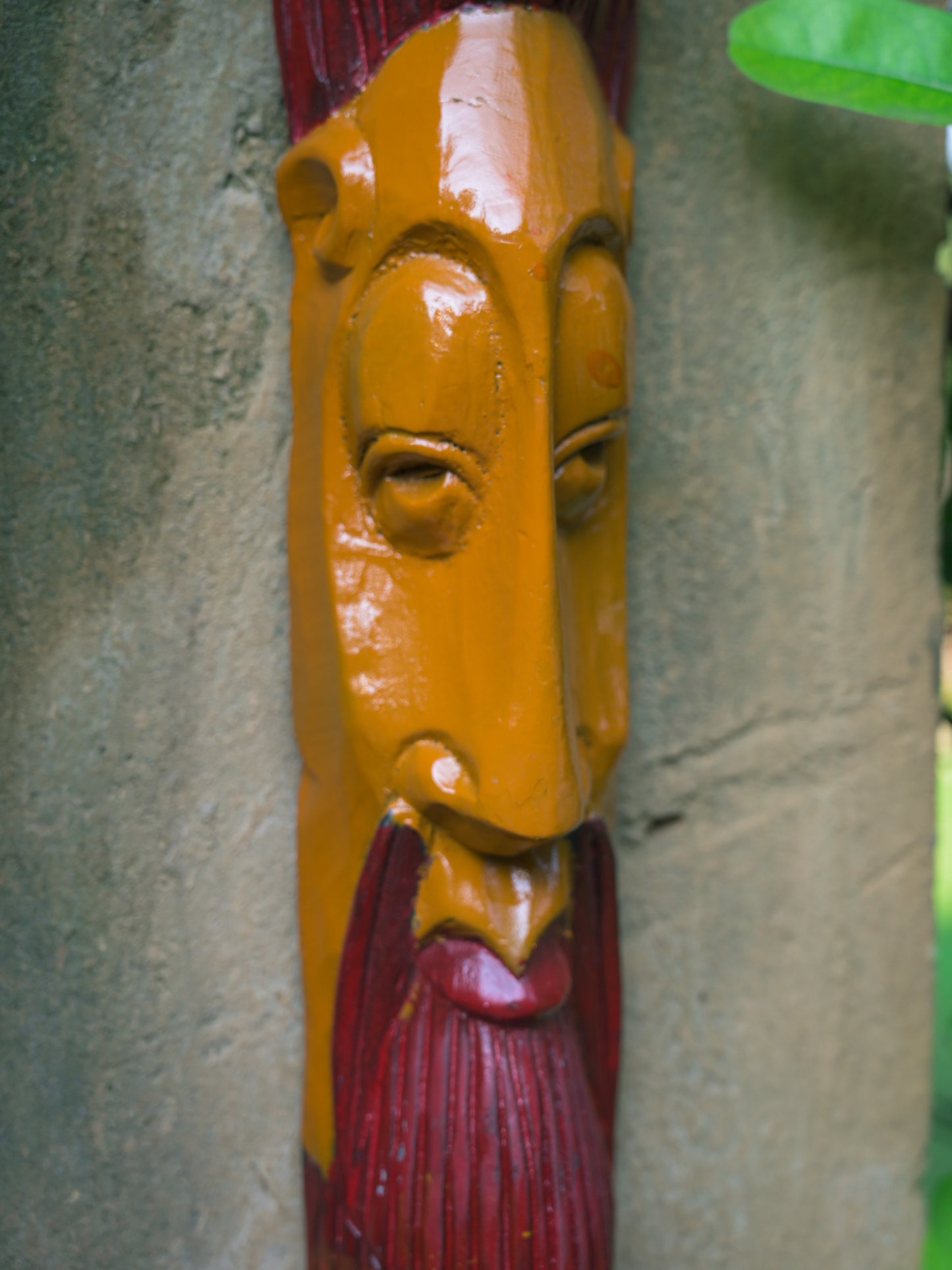 Wooden Long Colour Mask